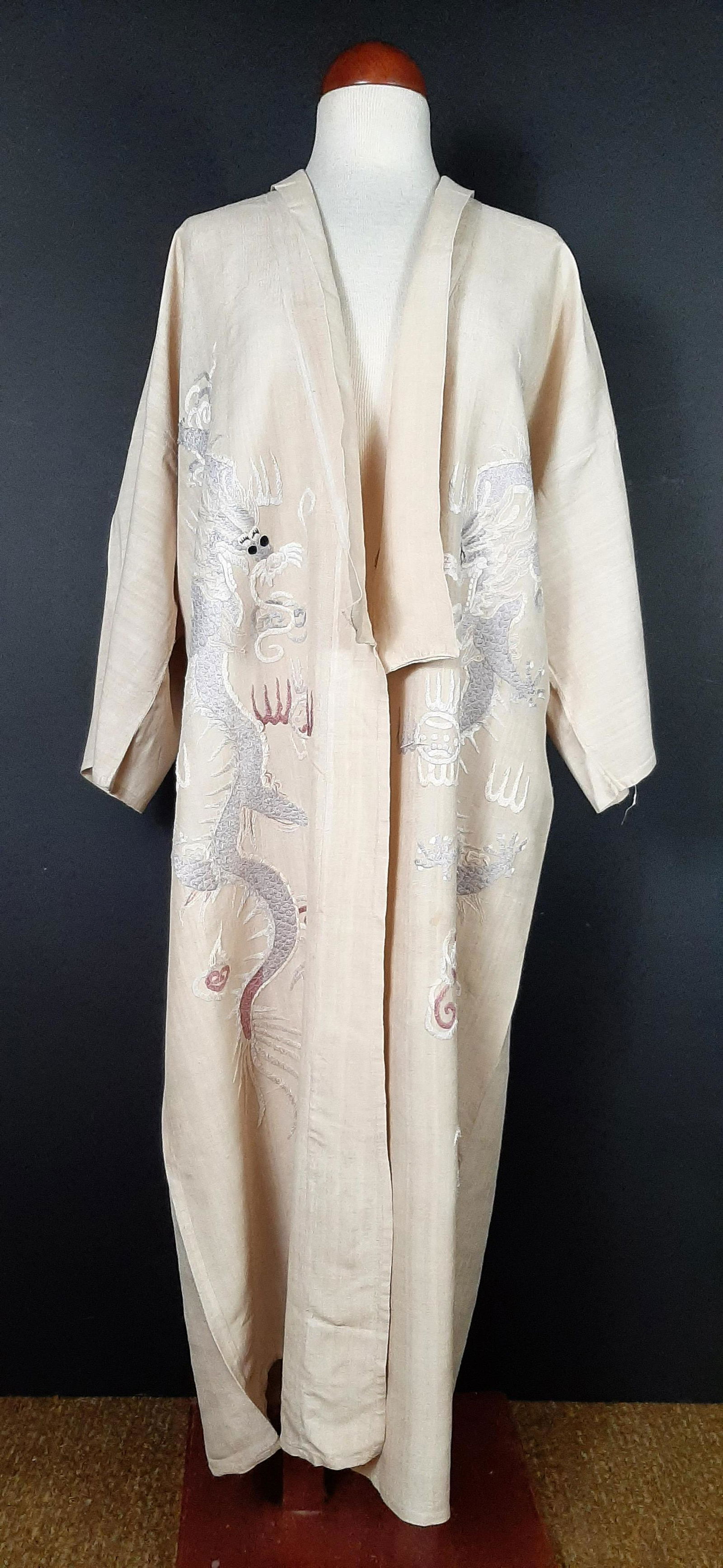 Antique Dragon-Embroidered Kimono (1 of 3)