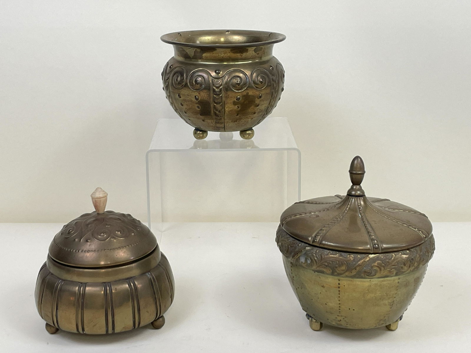 3 Pcs Weber and Rucker Brassware (1 of 4)