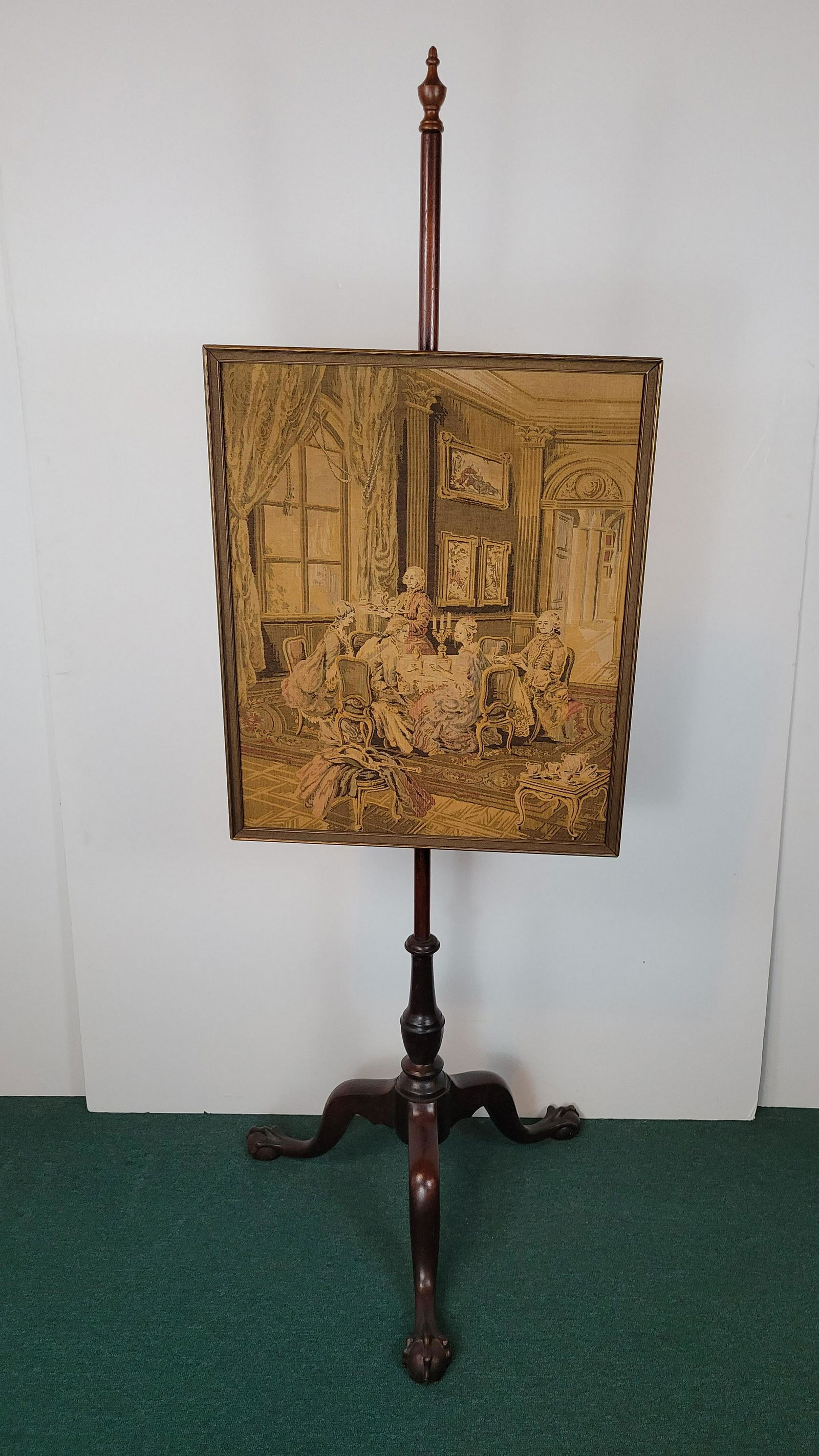 Needle Point Fire Screen (1 of 2)