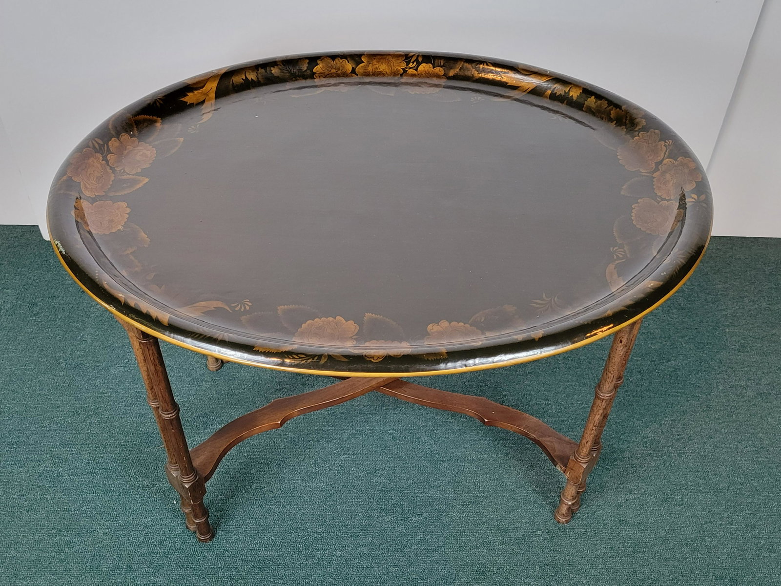Tray Table: 28 1/4" wide X 22 1/4" deep X 19" high. IMPORTANT: Before bidding, please read the terms and conditions. When you registered for the auction you agreed to these terms and will be required to comply wi