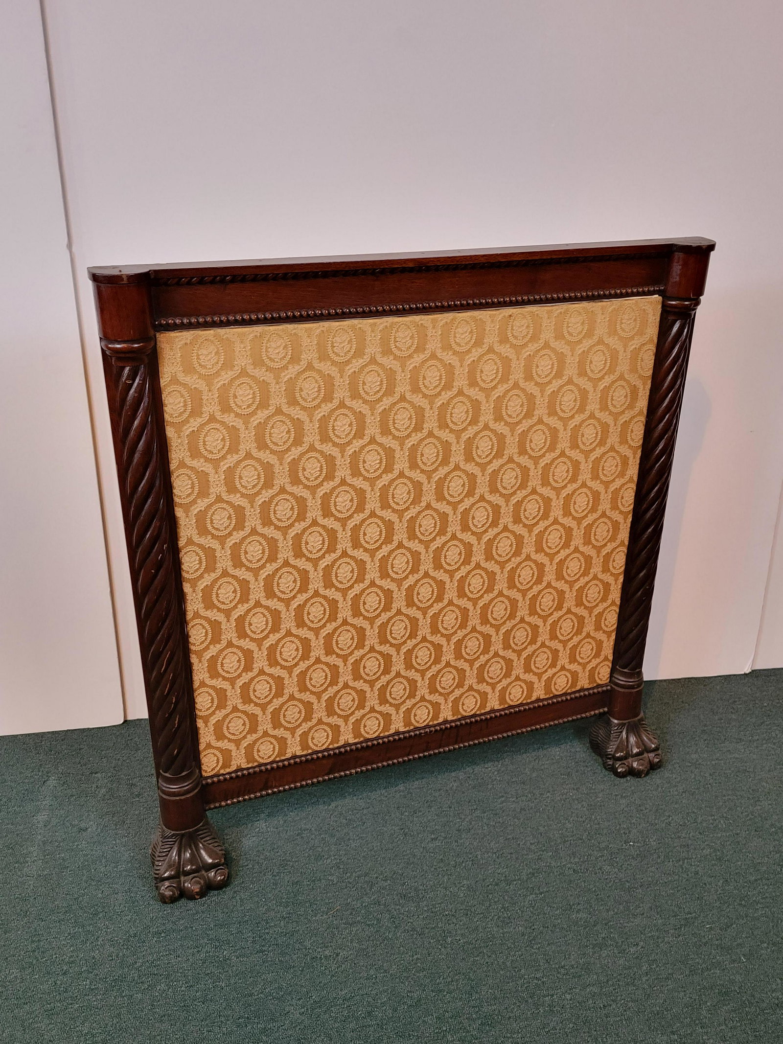 Fire Screen: 31" wide X 5" deep X 33" high. IMPORTANT: Before bidding, please read the terms and conditions. When you registered for the auction you agreed to these terms and will be required to comply with them.