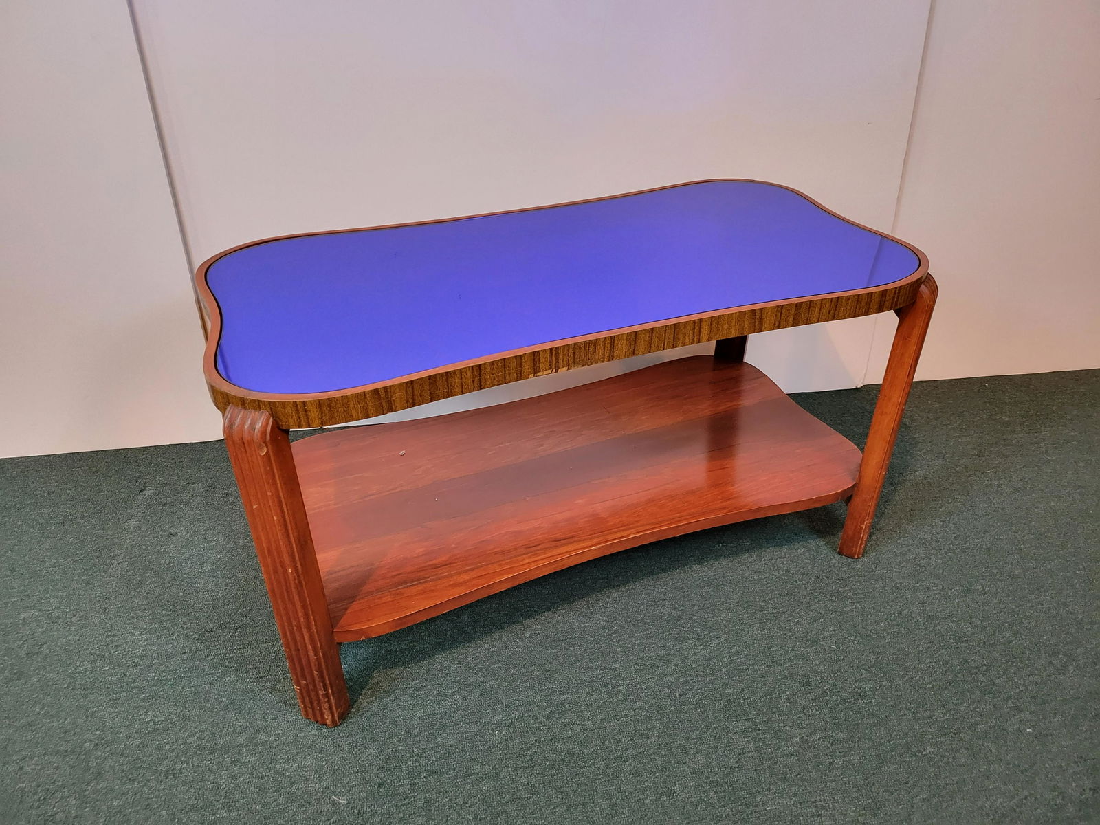 Blue Mirror Top Coffee Table (1 of 2)