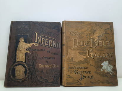 1901 Book Dantes Inferno Illustrated By Gustave