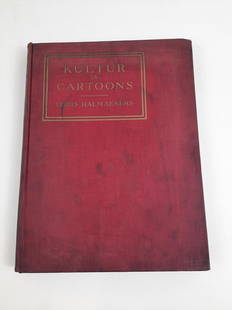 Kultur in Cartoons by Louis Raemaekers: Published and copyright by The Century Co. New York. 1917. IMPORTANT: Before bidding, please read the terms and conditions. When you registered for the auction you agreed to these terms and will be re