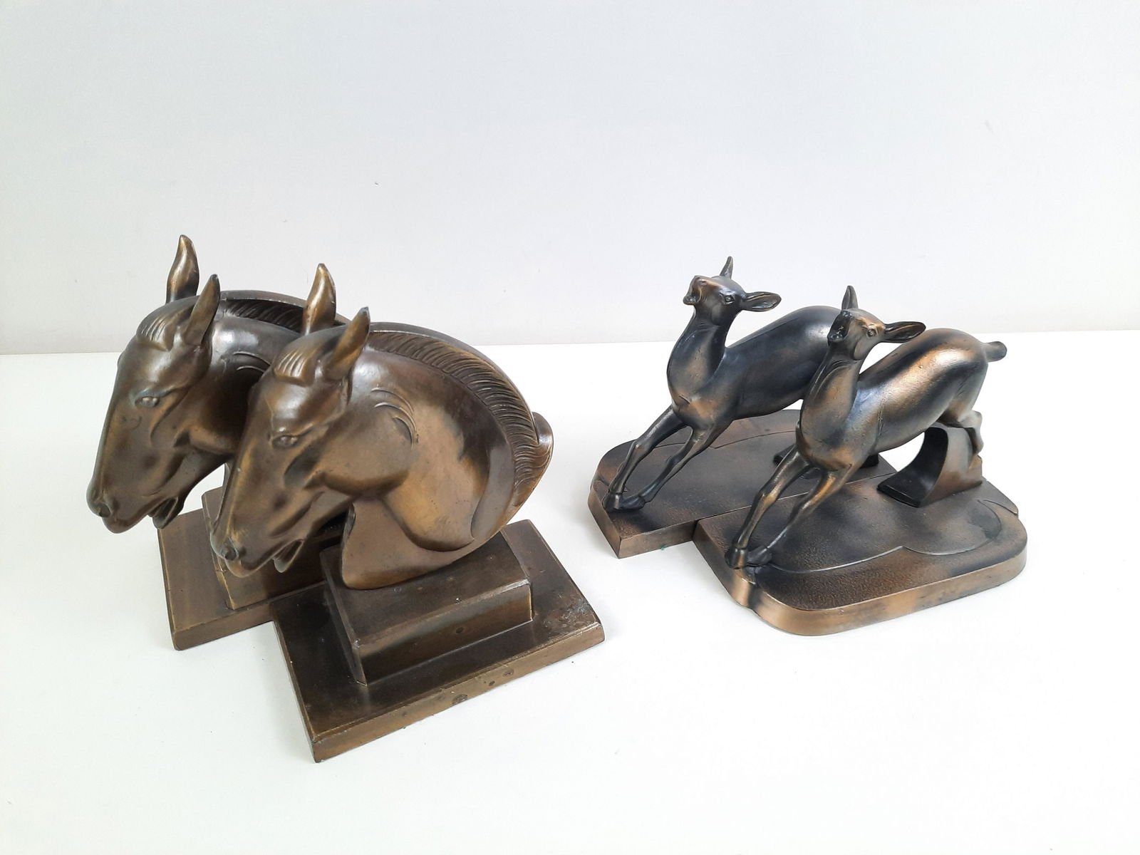 2 Prs Bookends incl Frankart Horses (1 of 4)