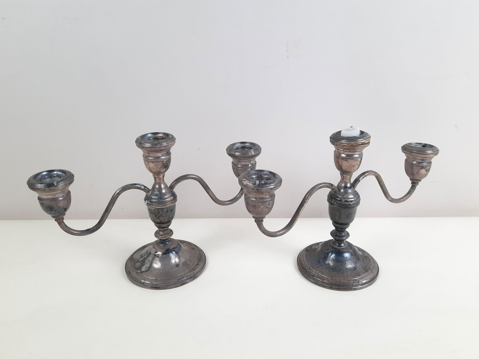Pr. Westmoreland Sterling Weighted Candelabras (1 of 3)