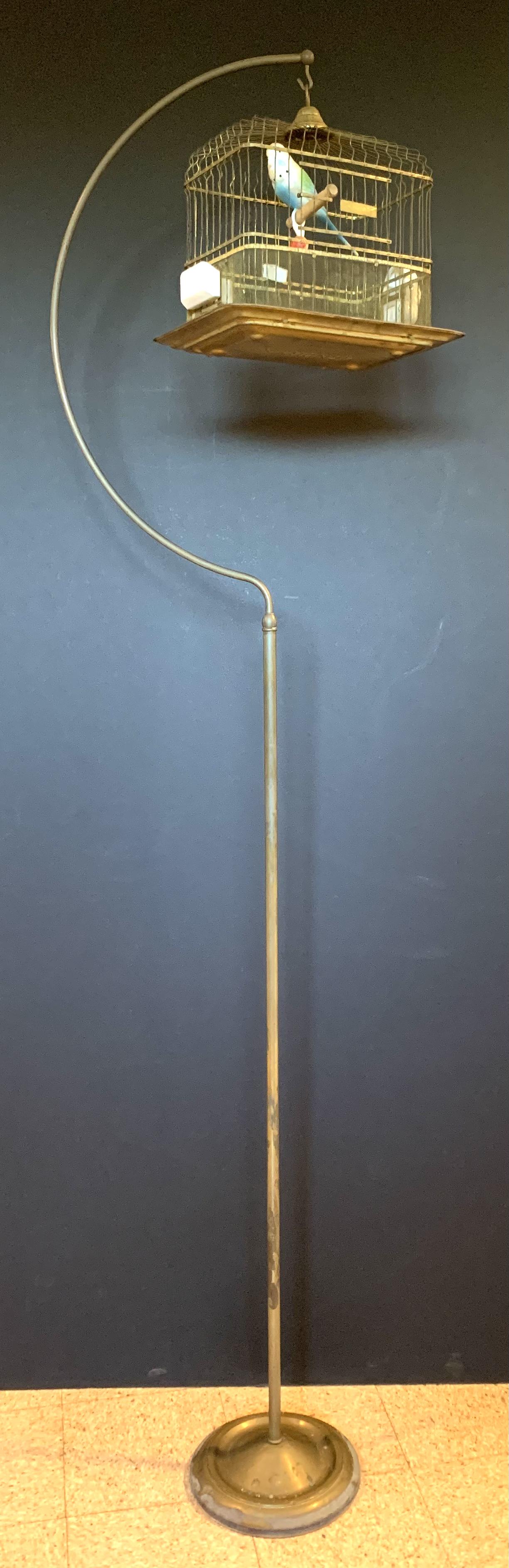 Vintage Hendryx Bird Cage on Stand (1 of 4)