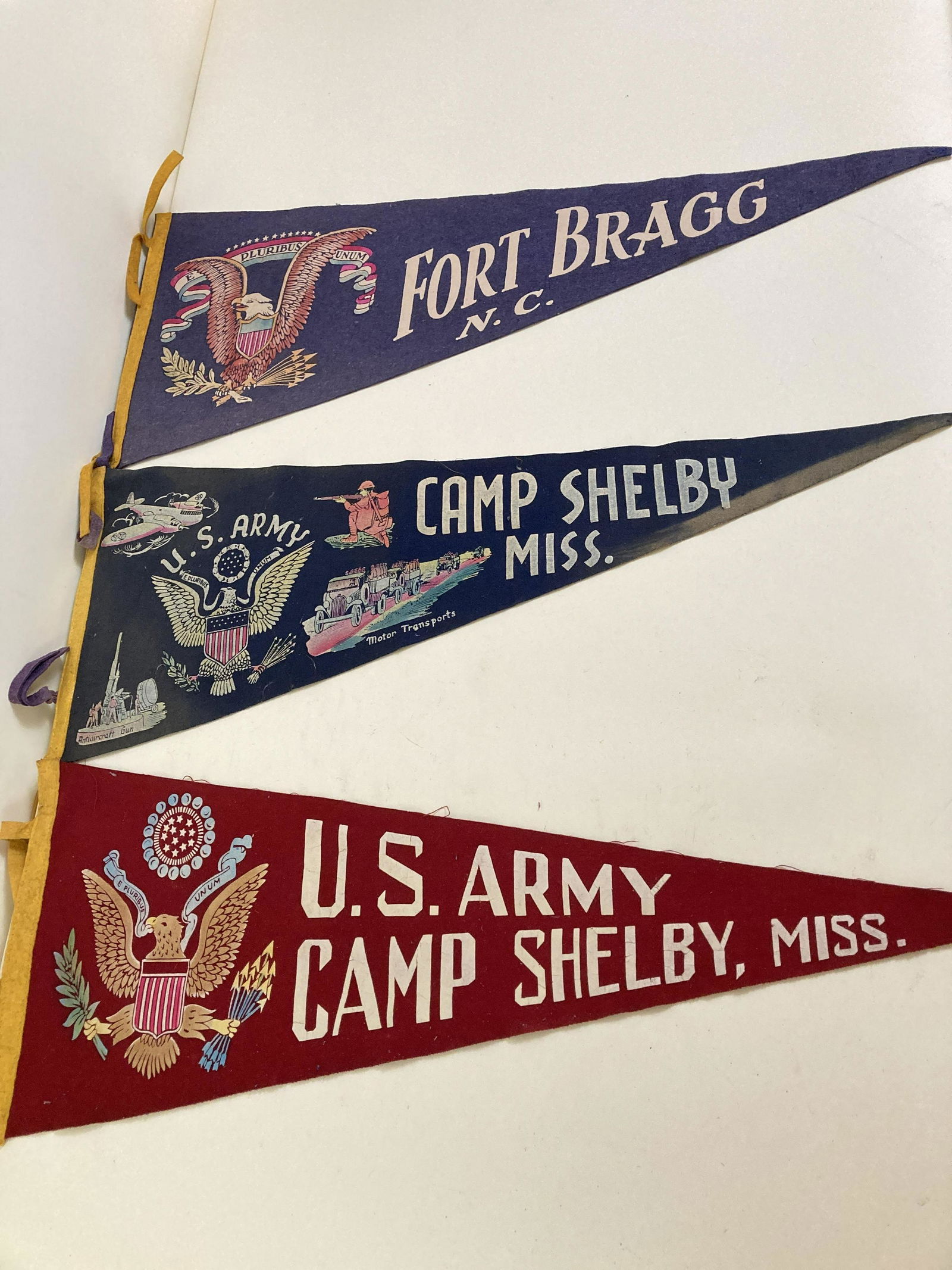 3 Military Pennants (1 of 2)