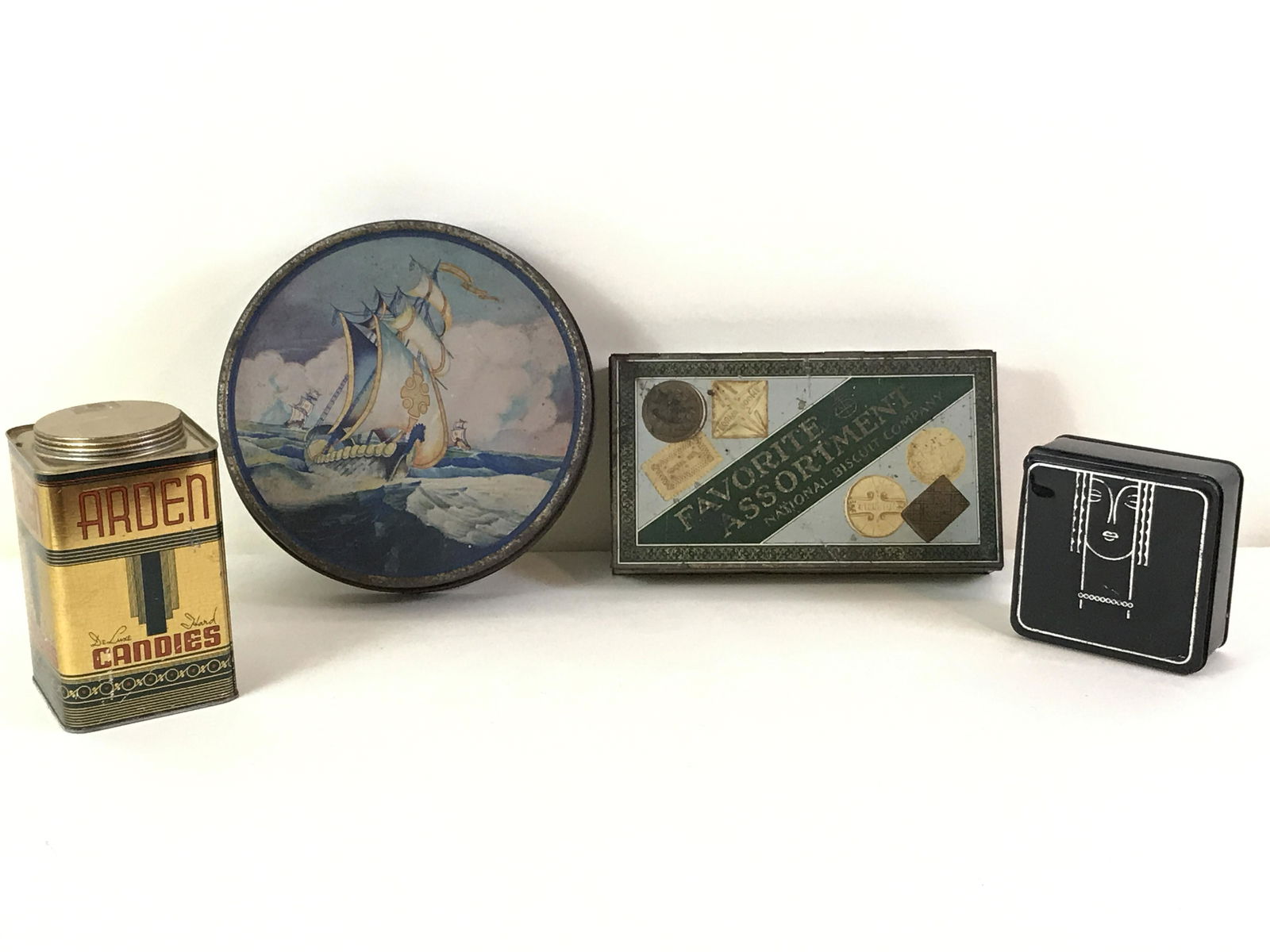 4 Advertising Tins (1 of 2)