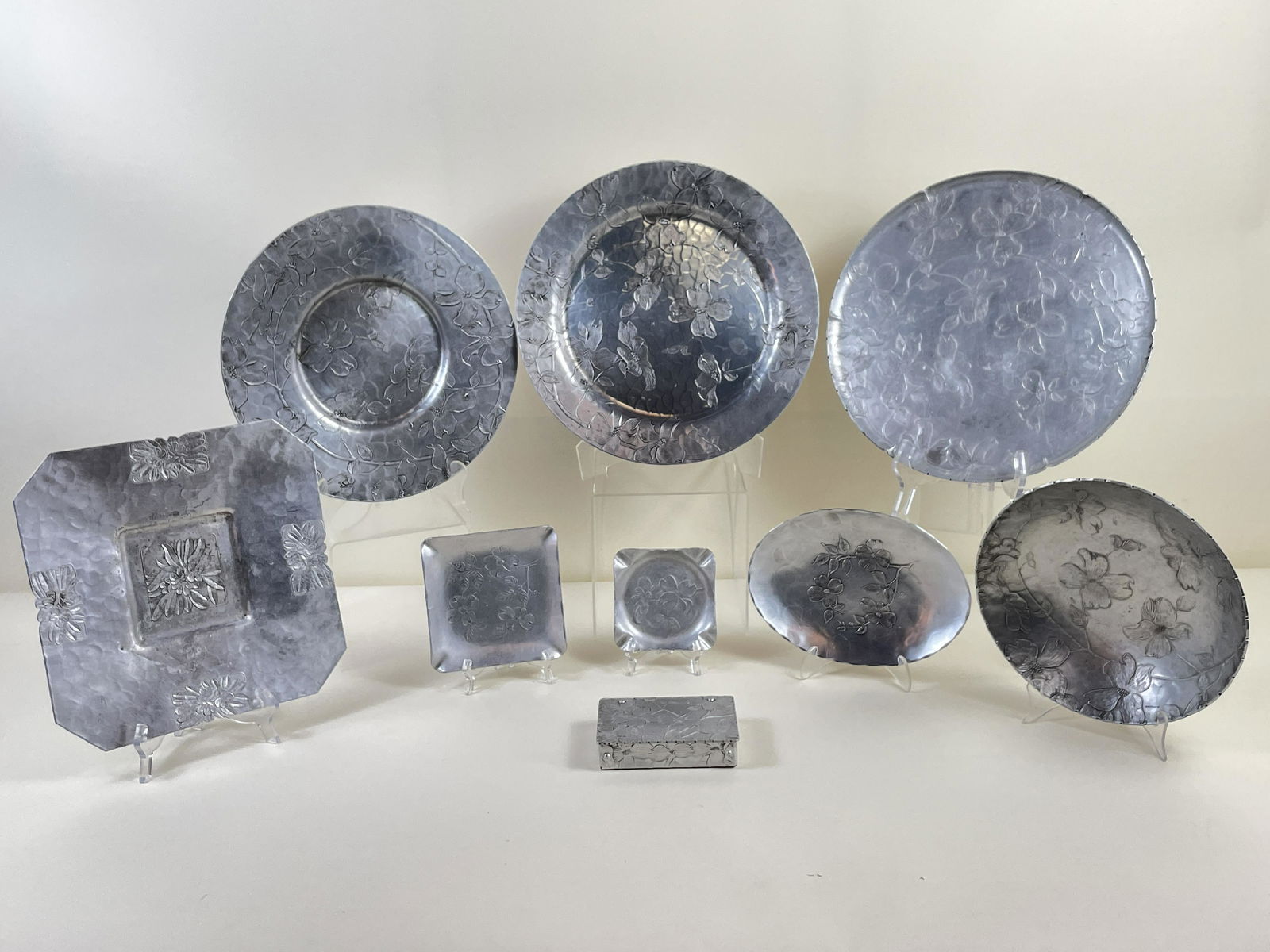 9 Pcs Floral Wendell August Forge Aluminum (1 of 5)