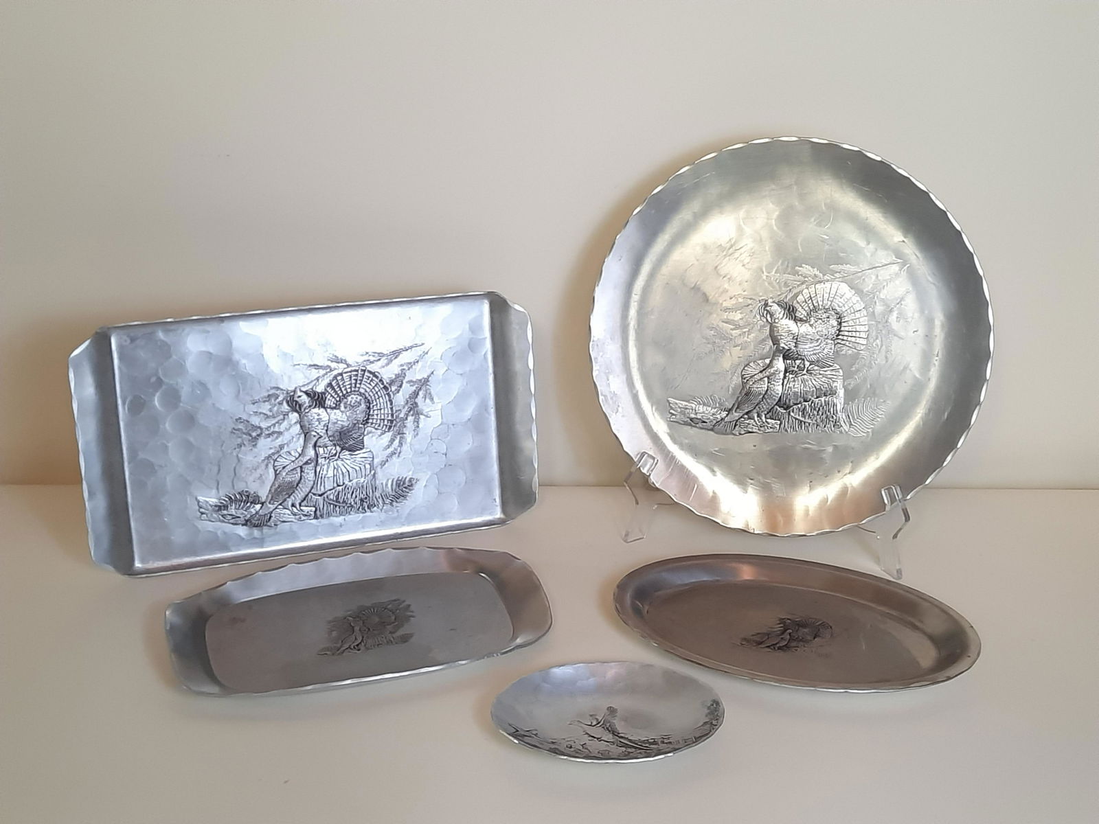 5 Wendell August Forge Game BirdsTrays (1 of 5)