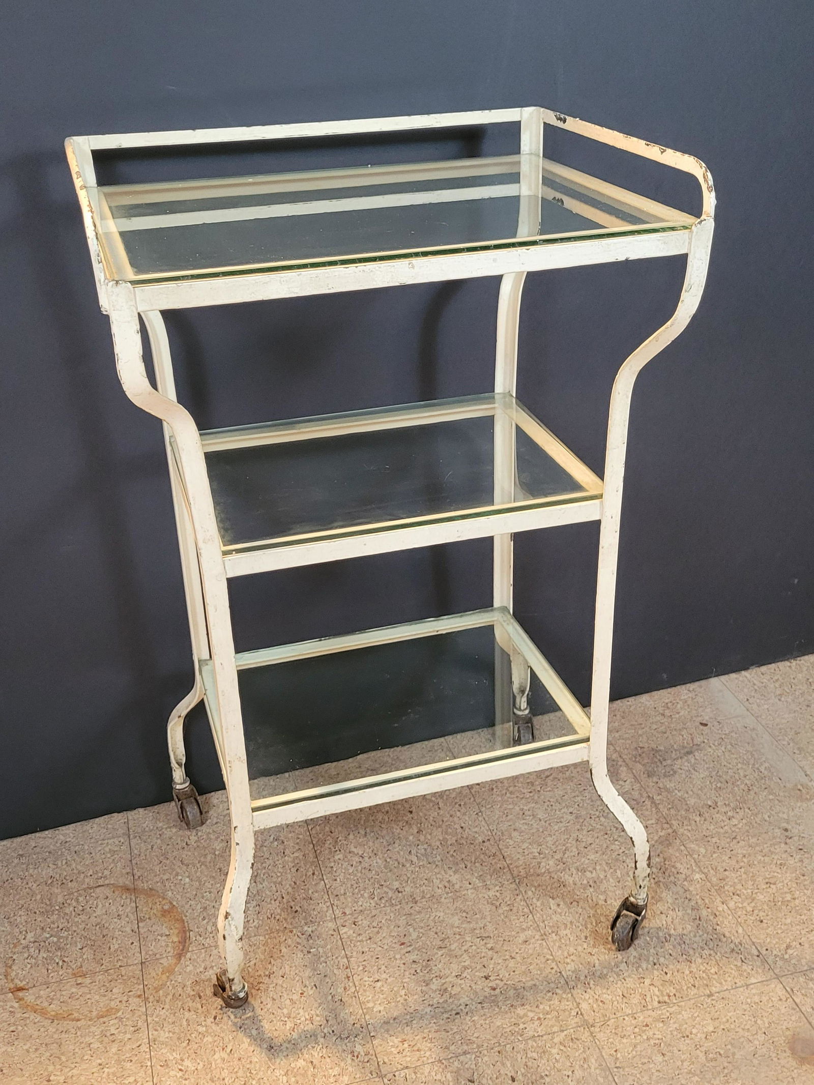 Metal & Glass Stand (1 of 2)