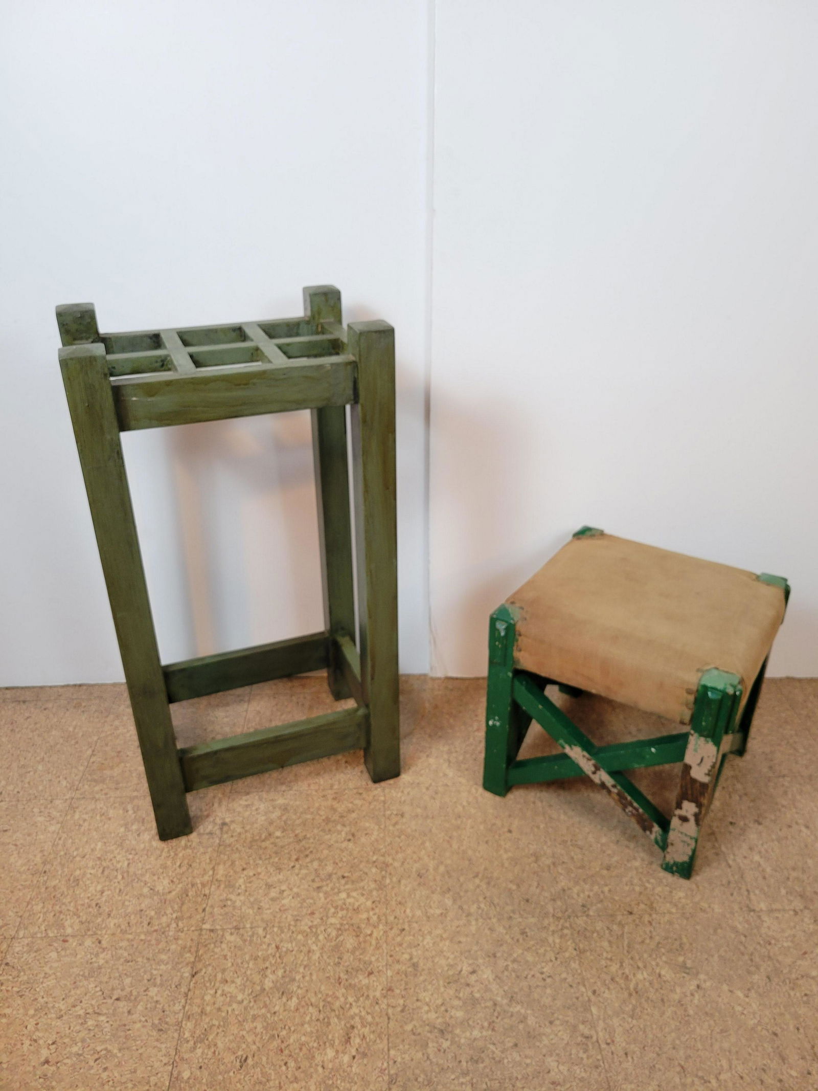 Umbrella Stand & Foot Stool (1 of 2)