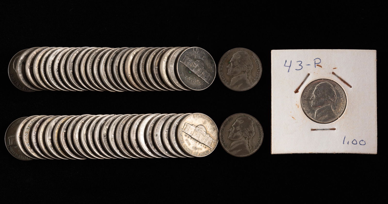 52 U.S. Silver War Nickels (1 of 2)