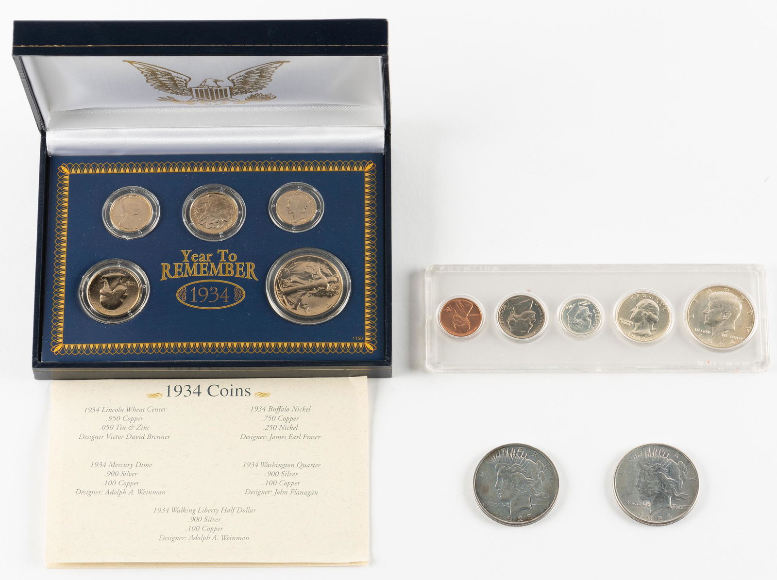 4 Items Incl 1964-D Mint Set (1 of 4)