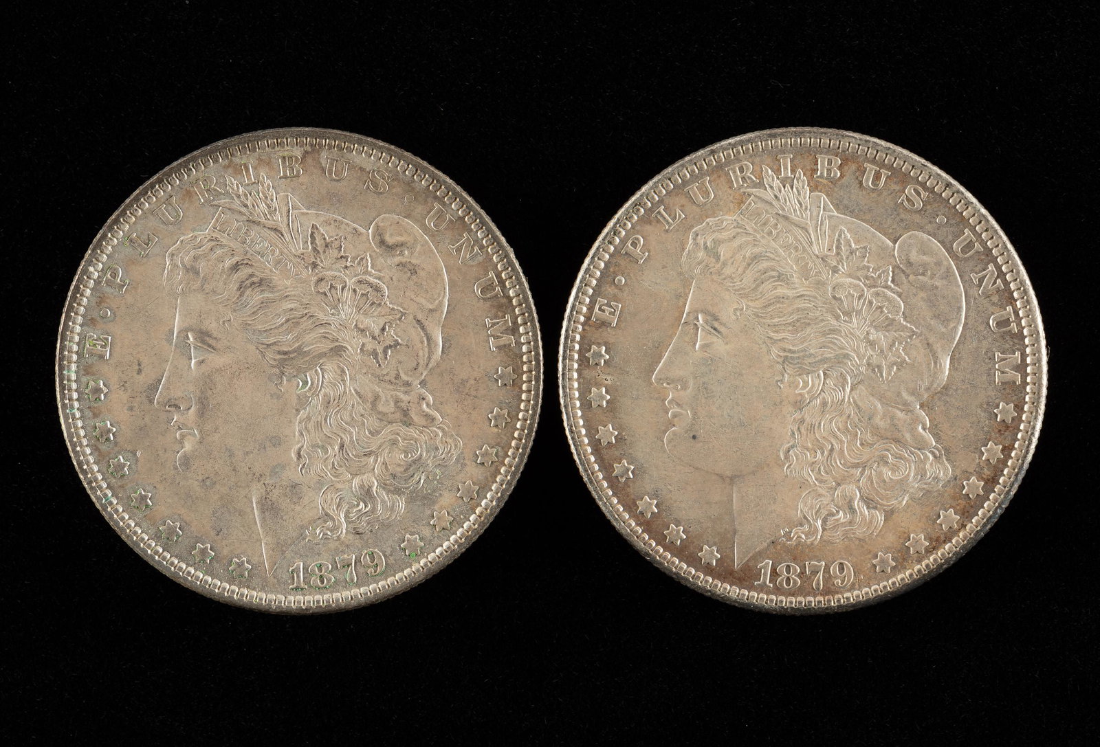 2 1879 Morgan Silver Dollars (1 of 2)