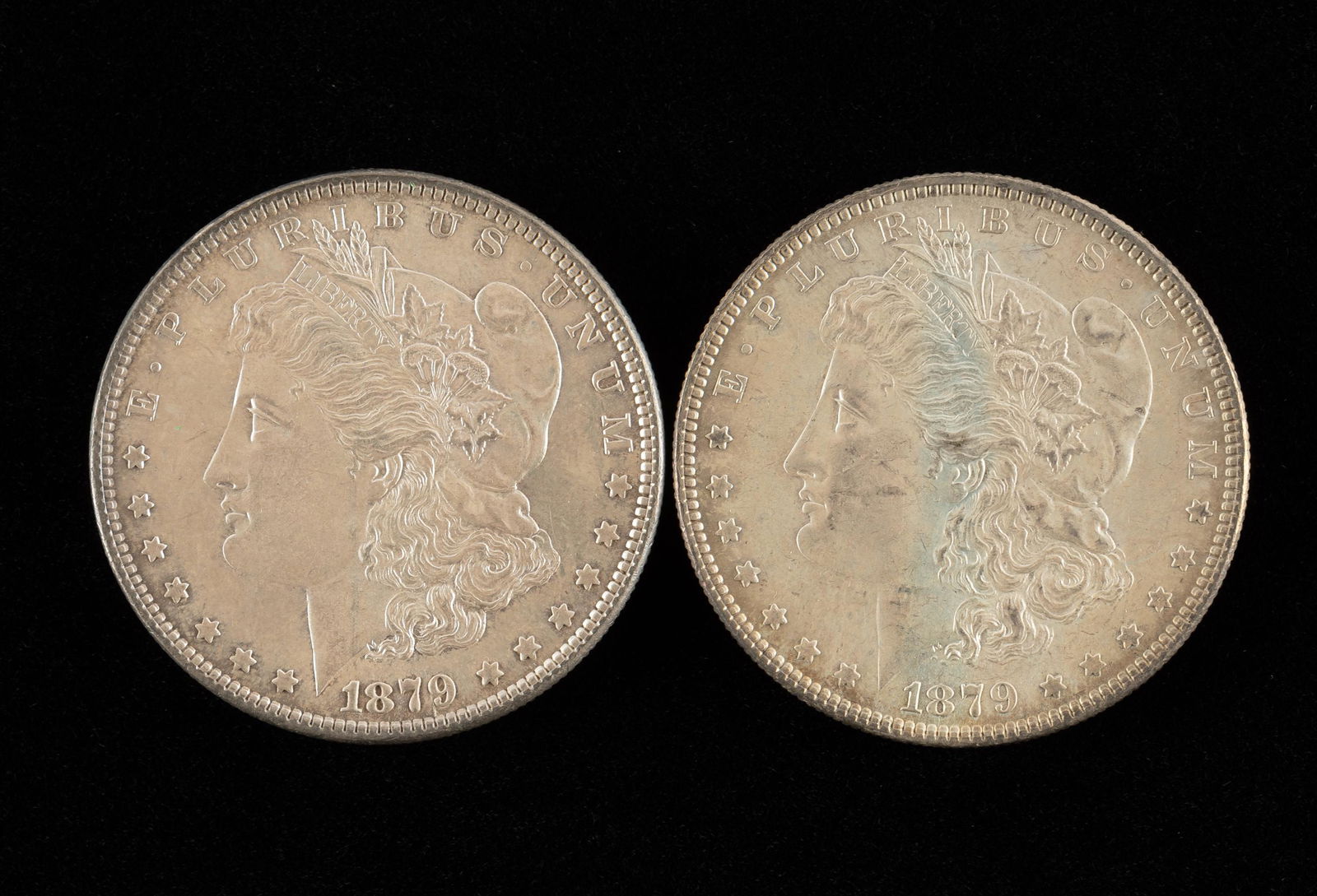 2 1879 Morgan Silver Dollars (1 of 2)