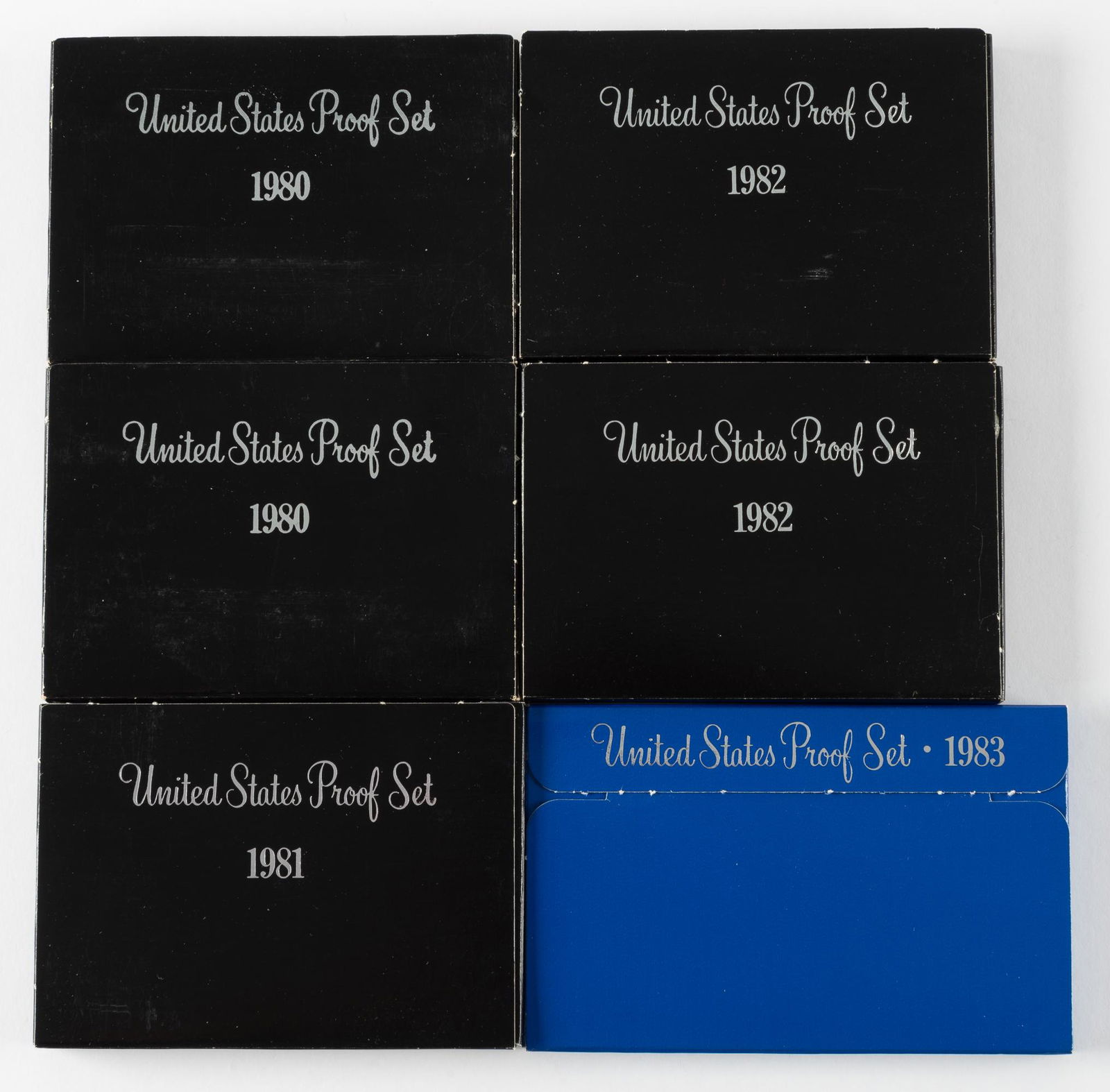 6 U.S. Proof Sets (1 of 1)