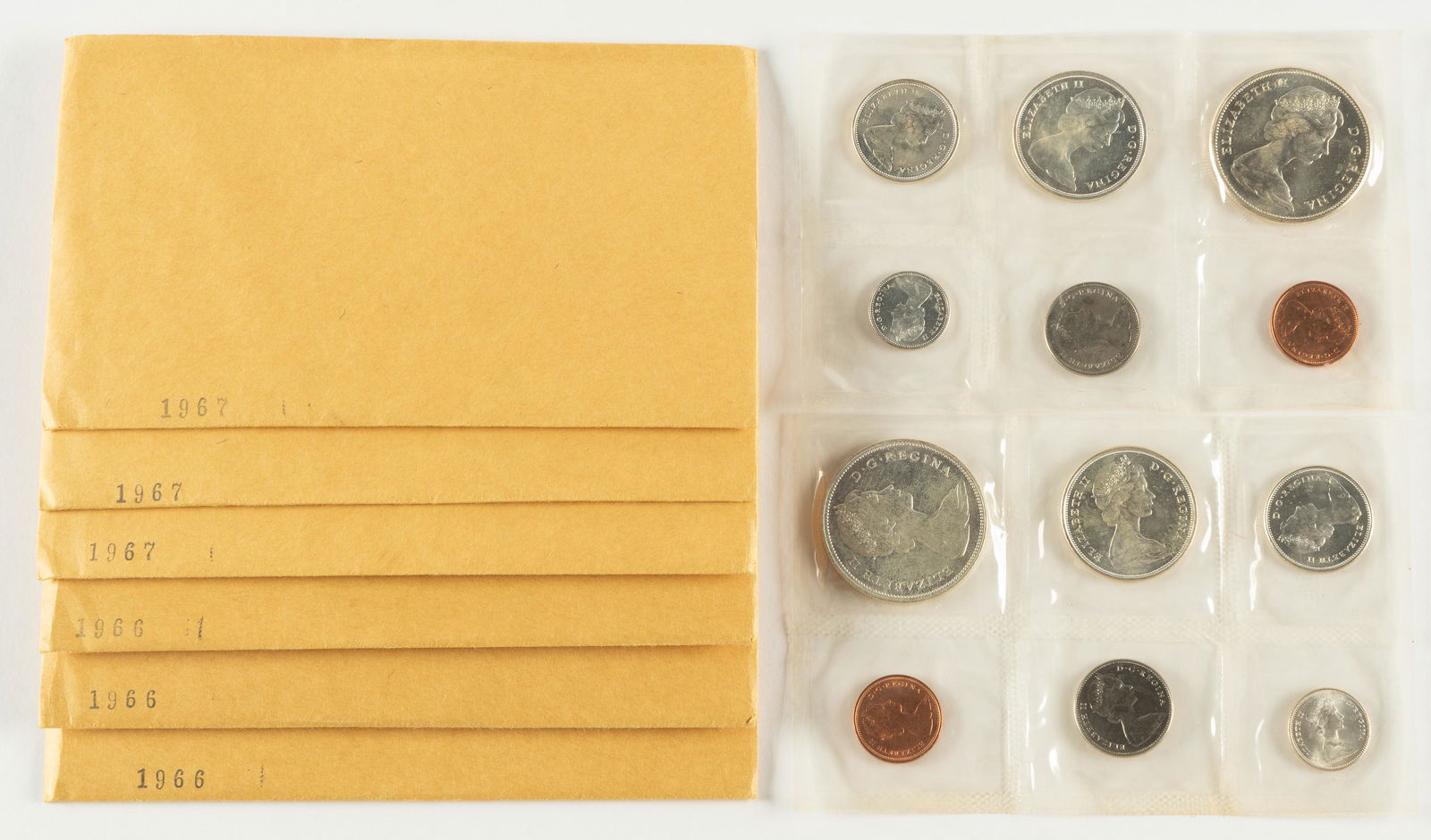 8 Uncirculated Canadian Coin Sets (1 of 1)