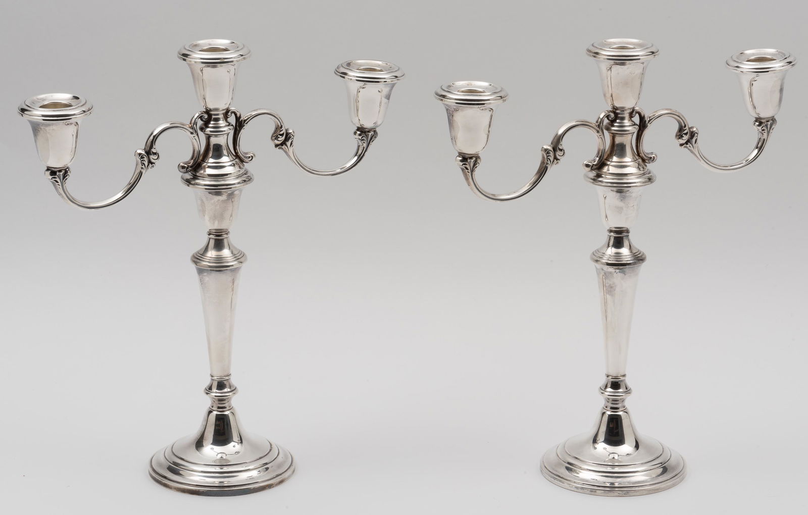 Pair of Gorham Weighted Sterling Candelabra (1 of 6)