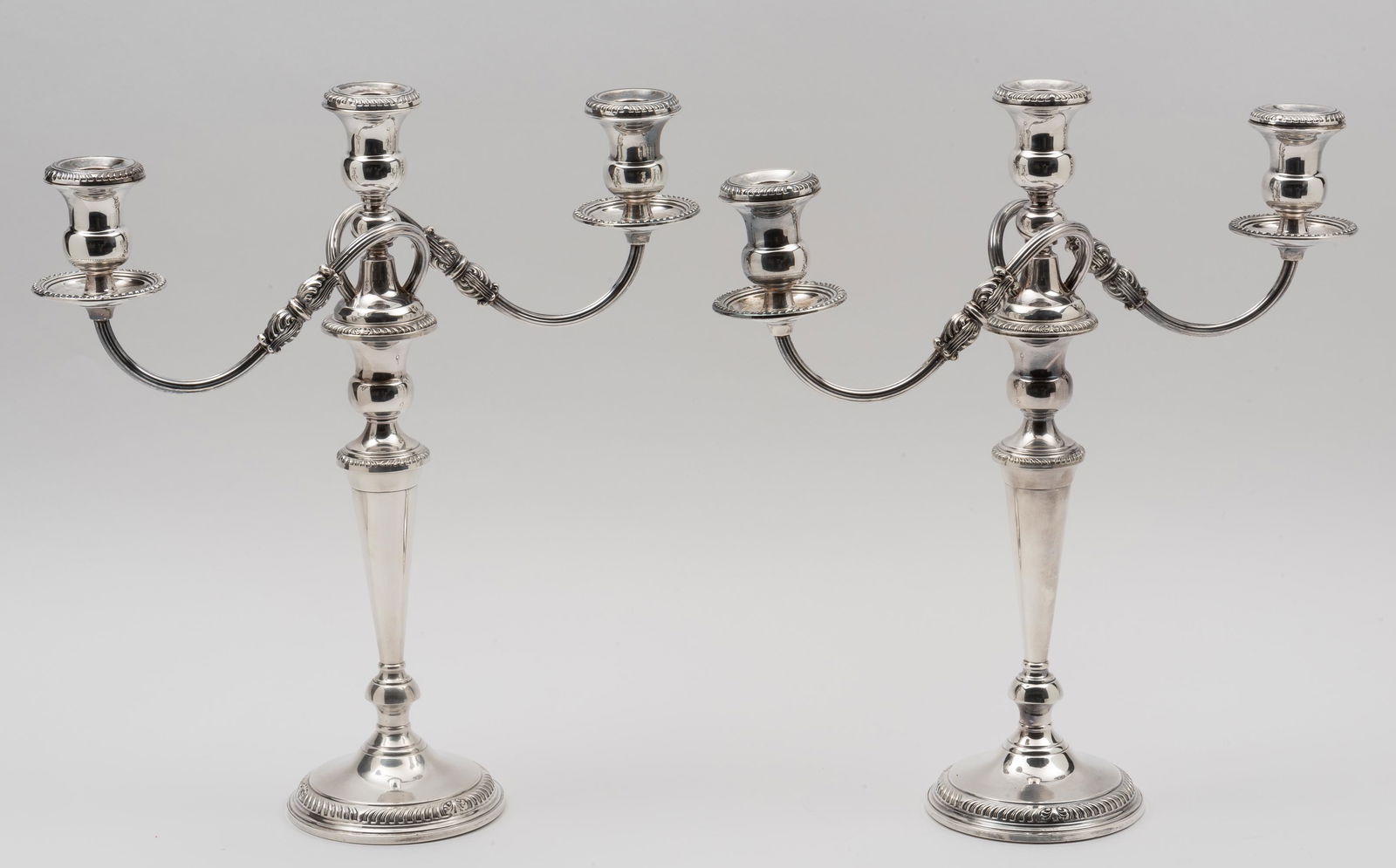 Pair of Whiting Weighted Sterling Candelabra (1 of 7)
