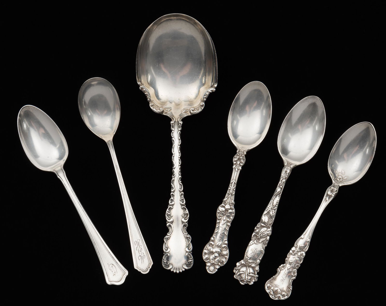 6 Sterling Spoons Incl Birks (1 of 12)