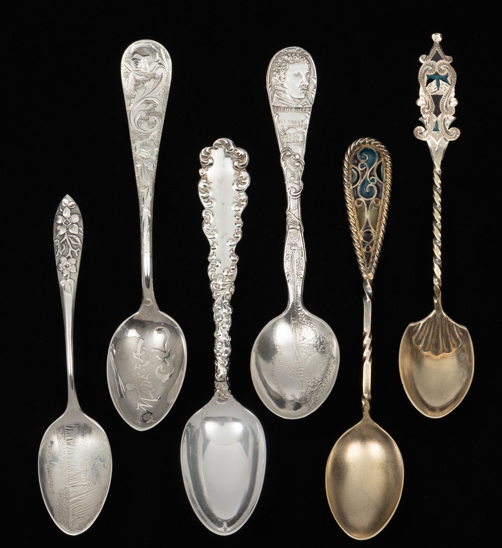 6 Sterling Souvenir and Demitasse Spoons (1 of 19)