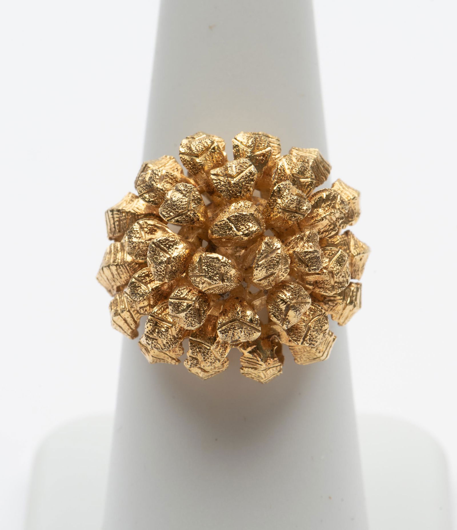 18K Floral Cocktail Ring (1 of 3)