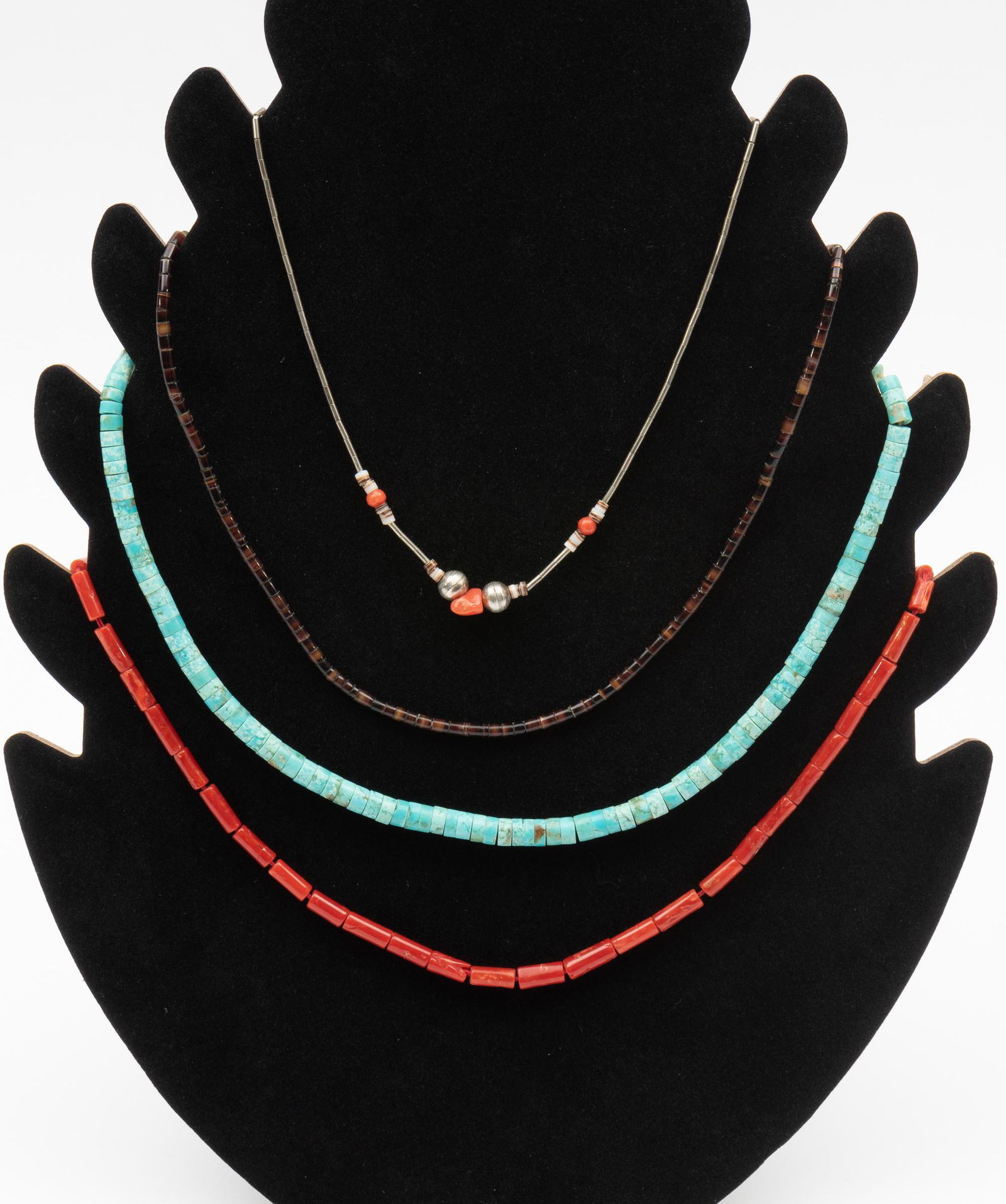 4 Strands of Beads Incl. Coral and Turquoise (1 of 9)