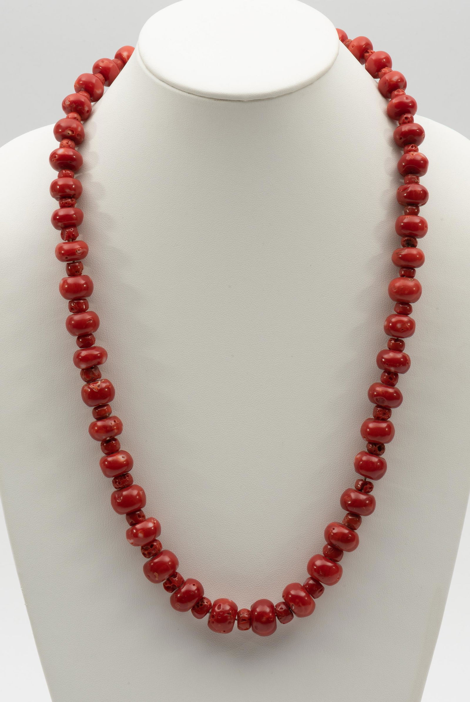 Coral Bead Necklace (1 of 3)