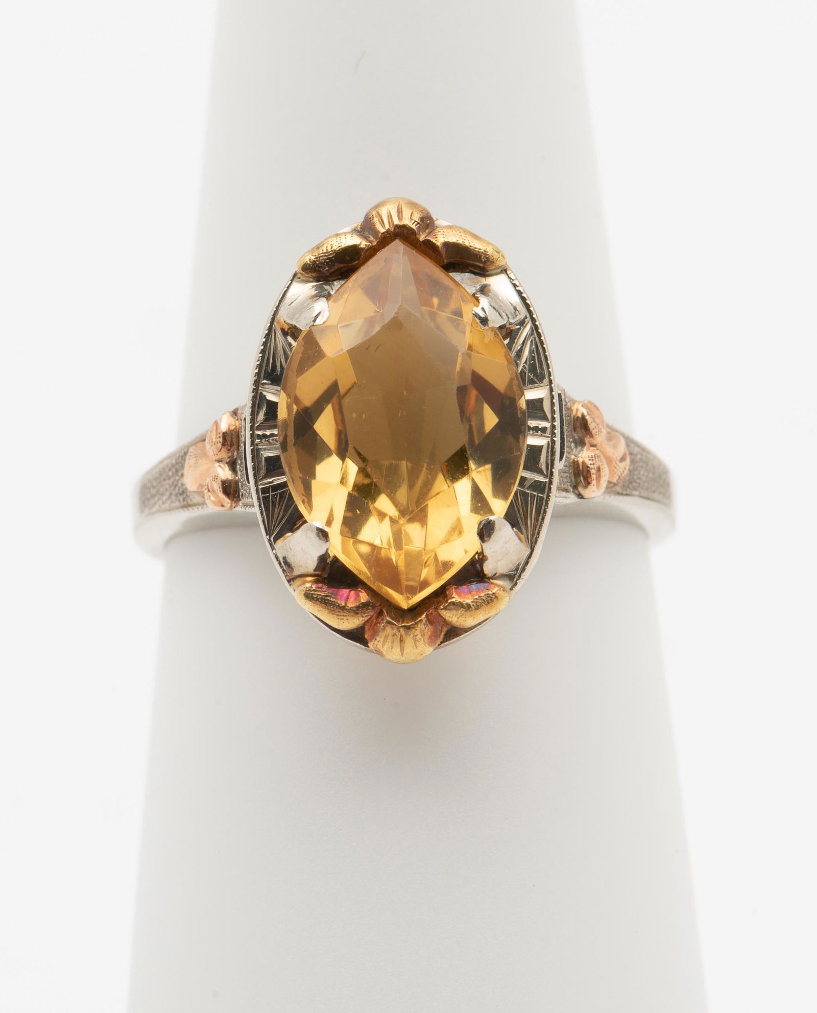 10k HOFK Citrine Ring (1 of 3)