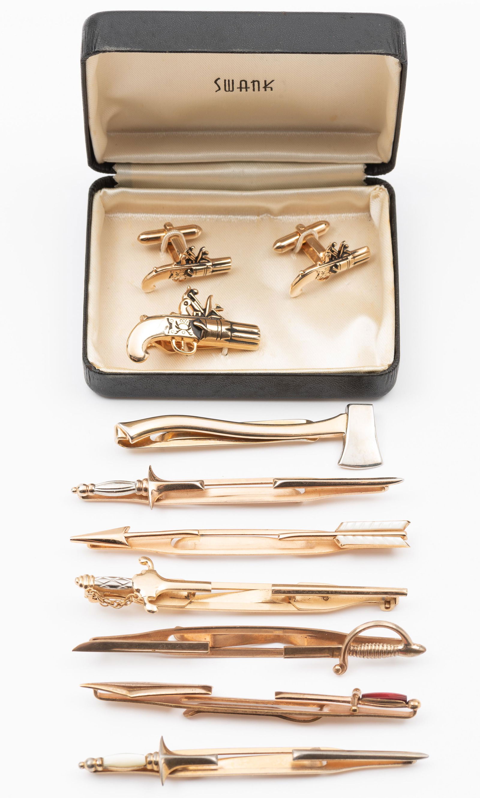 9 Pcs Mens Jewlery Incl Swank (1 of 4)