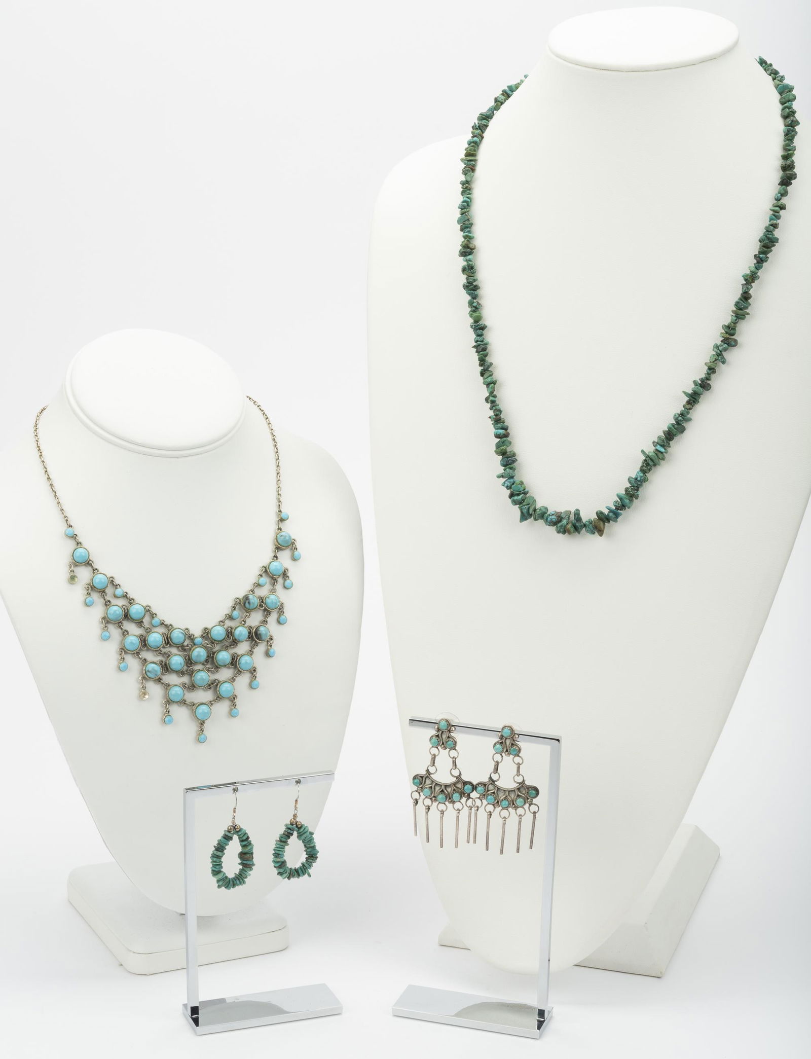 4 Pcs Native American Turquoise Jewelry (1 of 5)