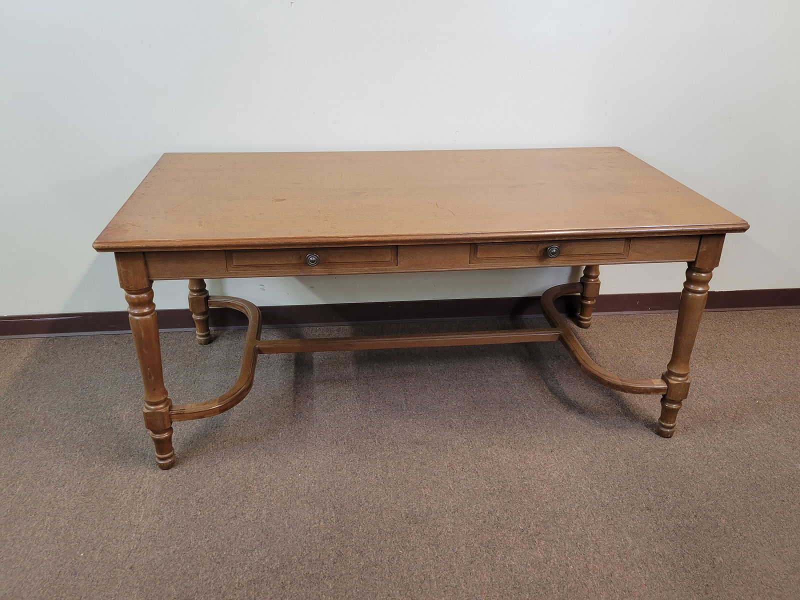 Two Drawer Library Table (1 of 5)