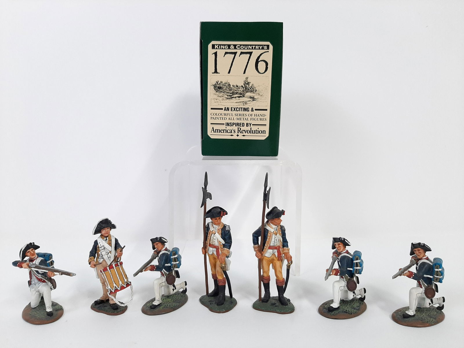 King & Country 1776 Continental Army Soldiers (1 of 8)