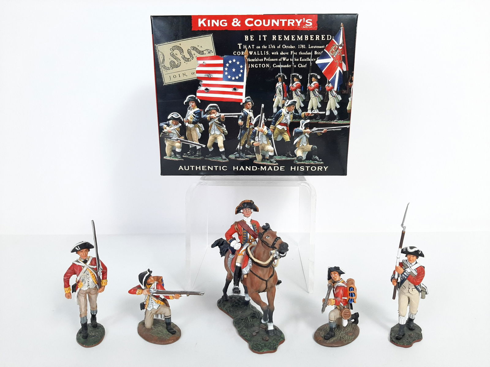 King & Country 1776 Redcoat Soldiers (1 of 6)