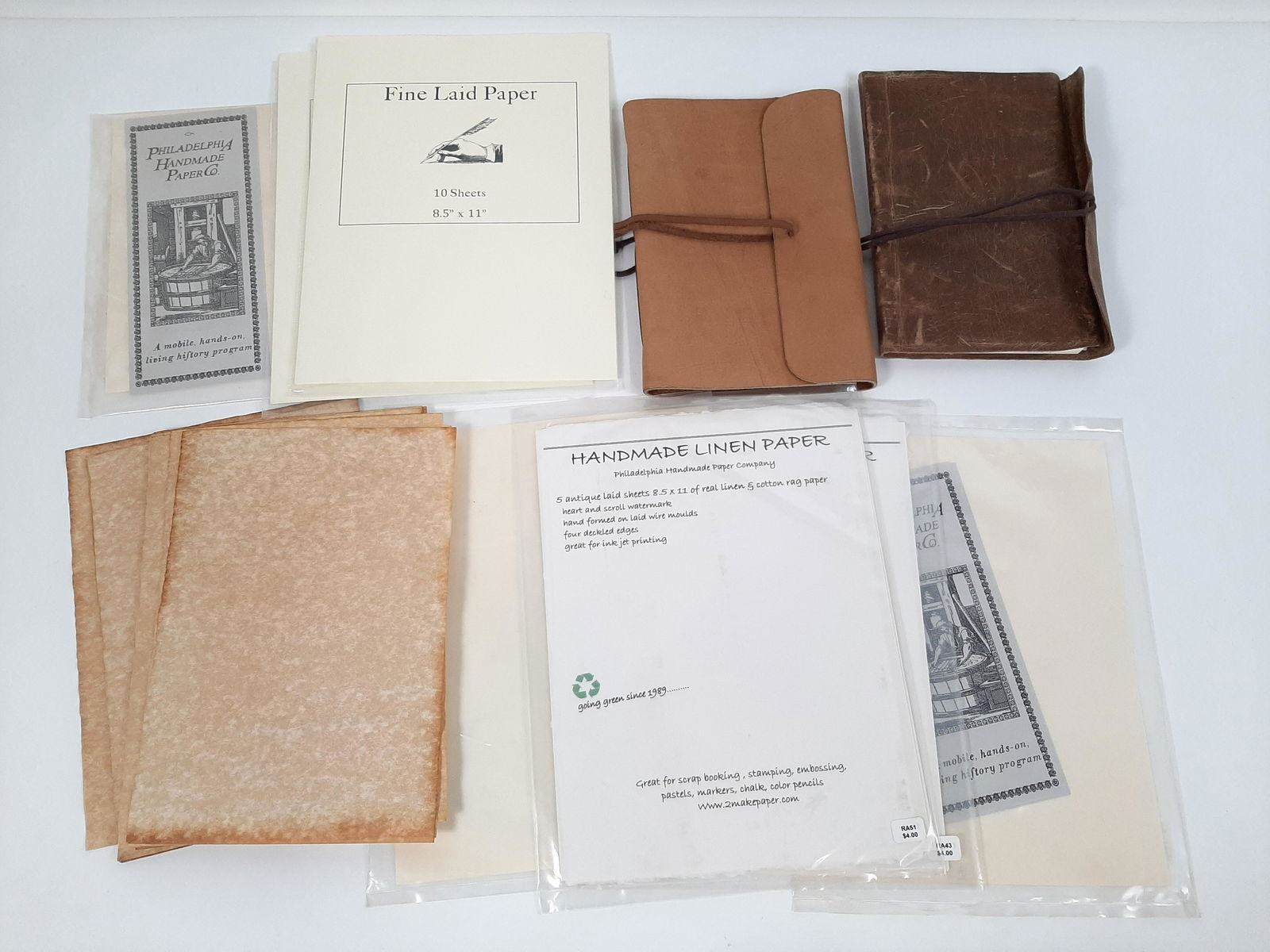 Collection of Laid and Antiqued Paper (1 of 2)