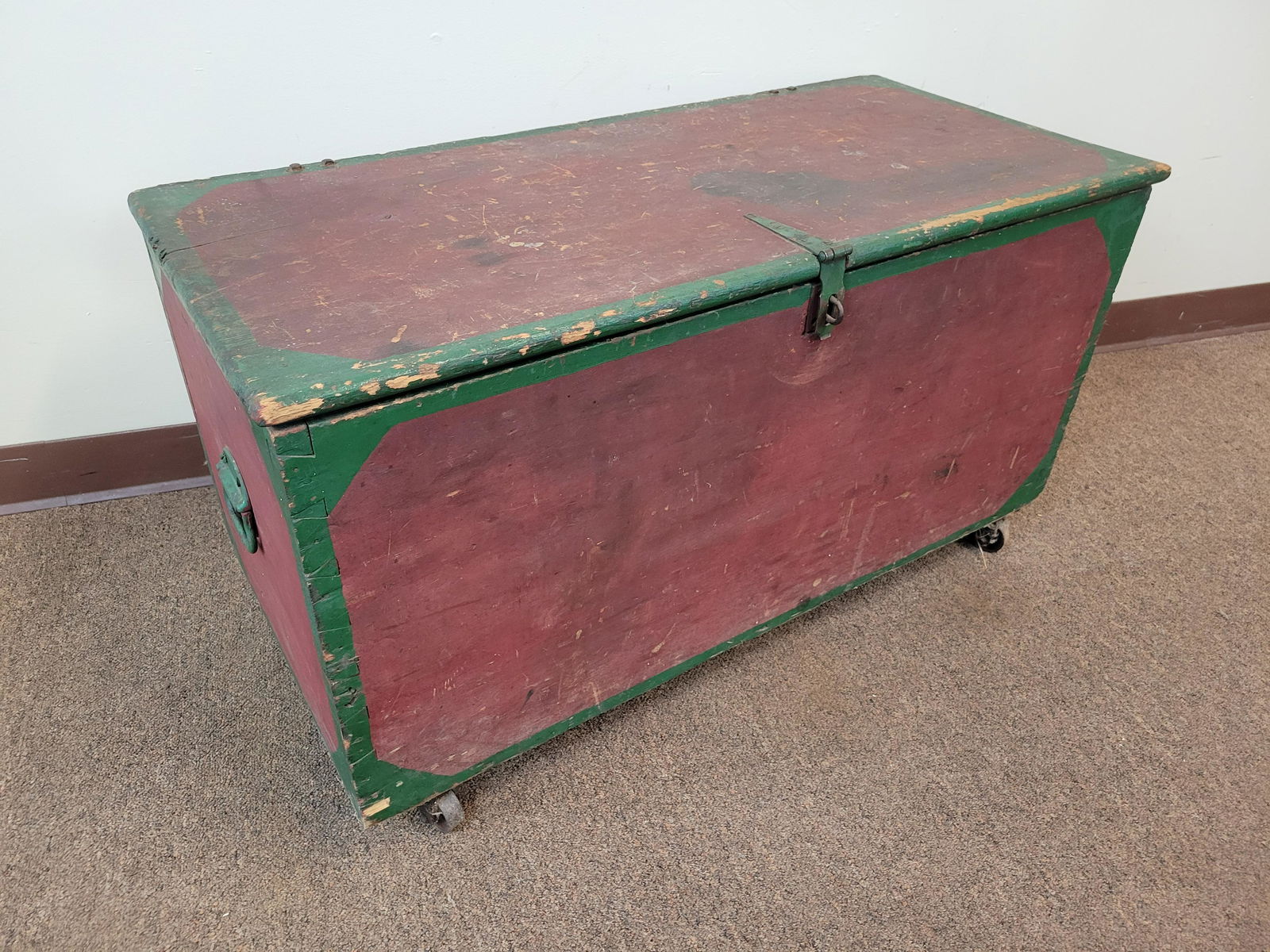 Painted Carpenters Chest (1 of 3)