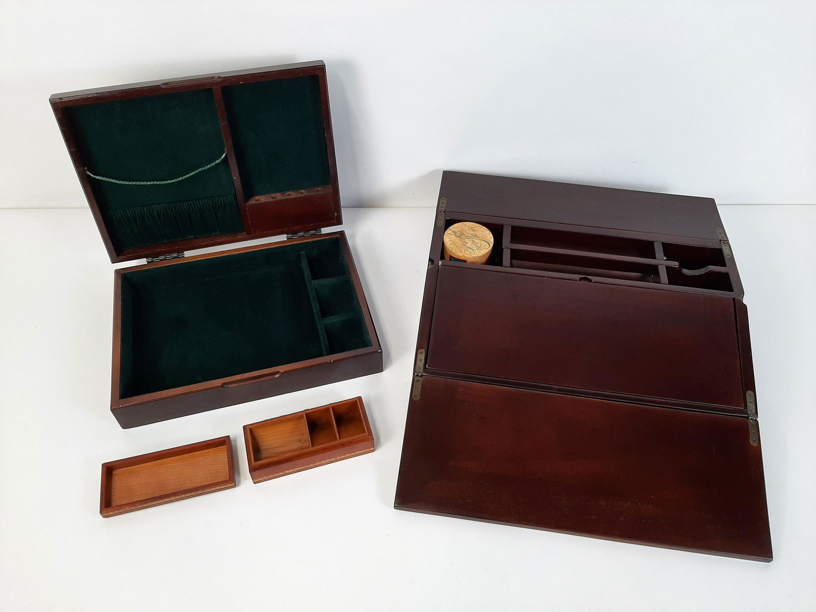 2 Wooden Boxes and Lap Desk (1 of 4)