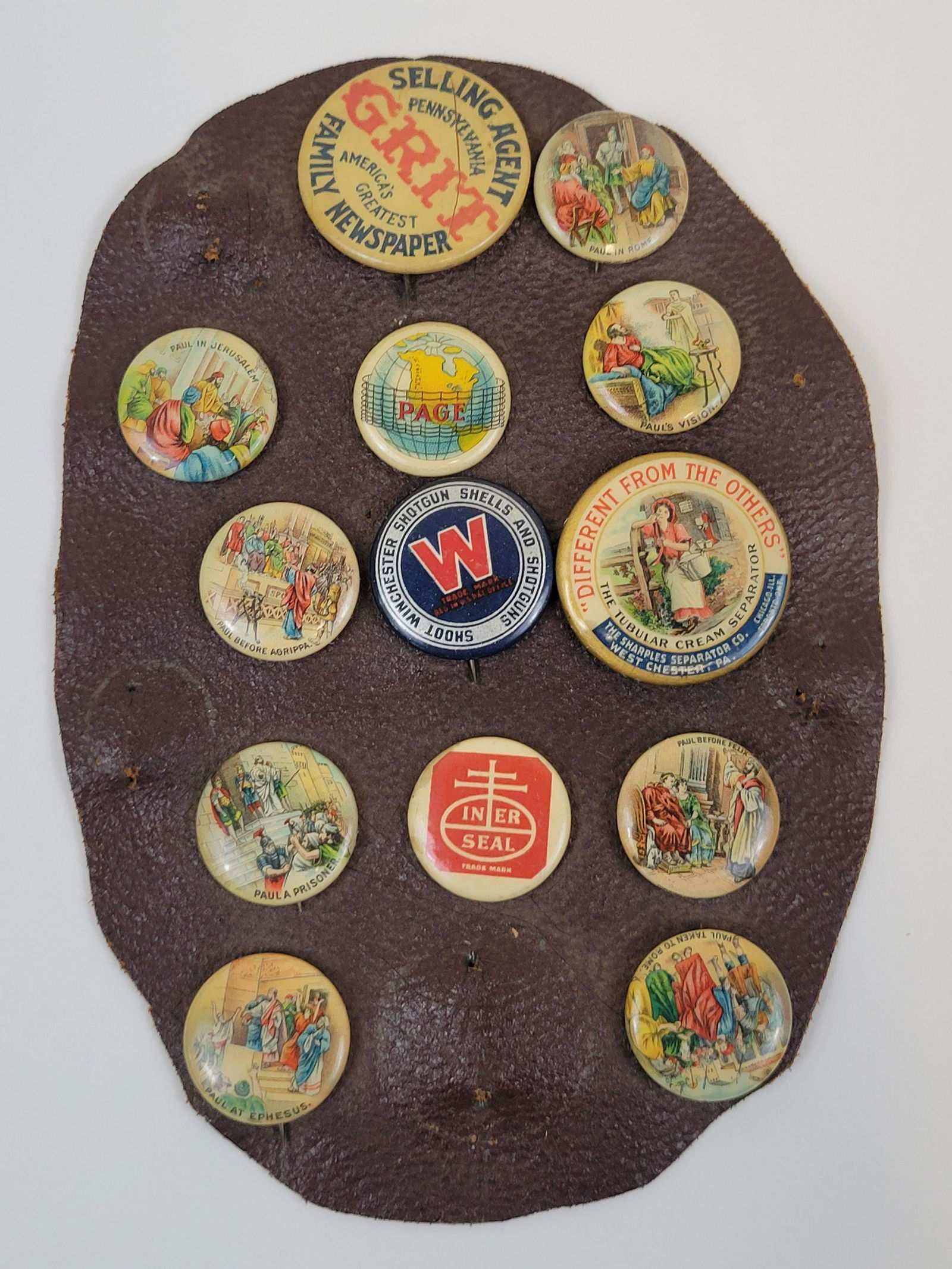 13 Advertising Pin Backs (1 of 2)