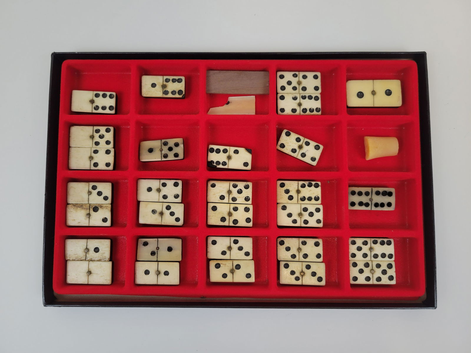 Antique Dominos In Case (1 of 3)