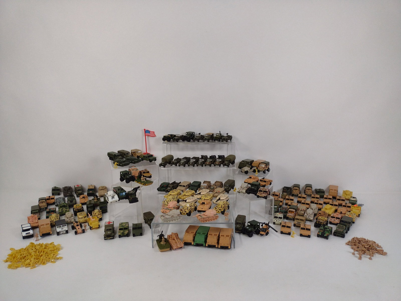 138 1:26 Military Vehicles: Includes Hot Wheels, Johnny Lightning 1990 and newer. Also includes Army men. IMPORTANT: Before bidding, please read the terms and conditions. When you registered for the auction you agreed to these t