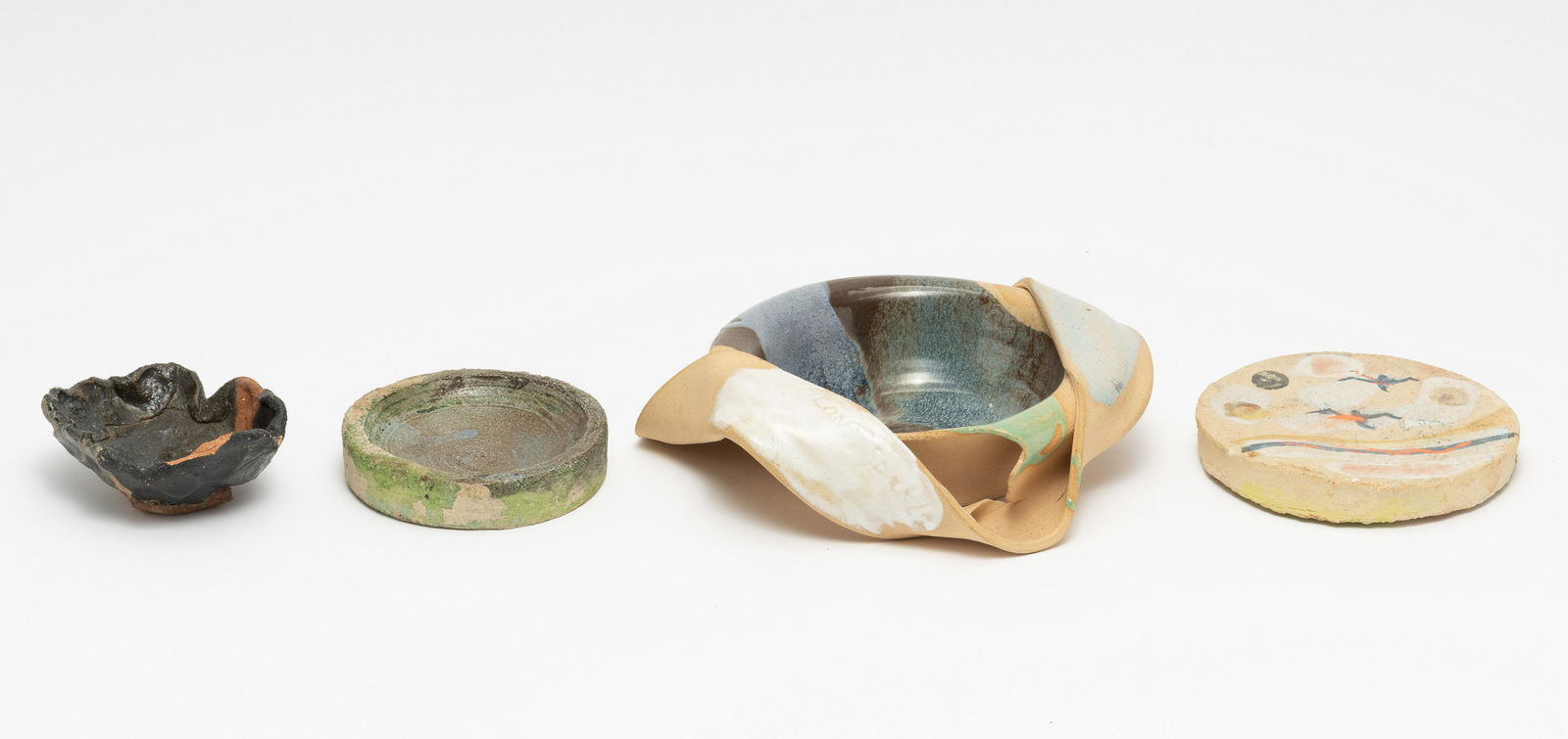 4 Pcs Studio Art Dishes (1 of 16)