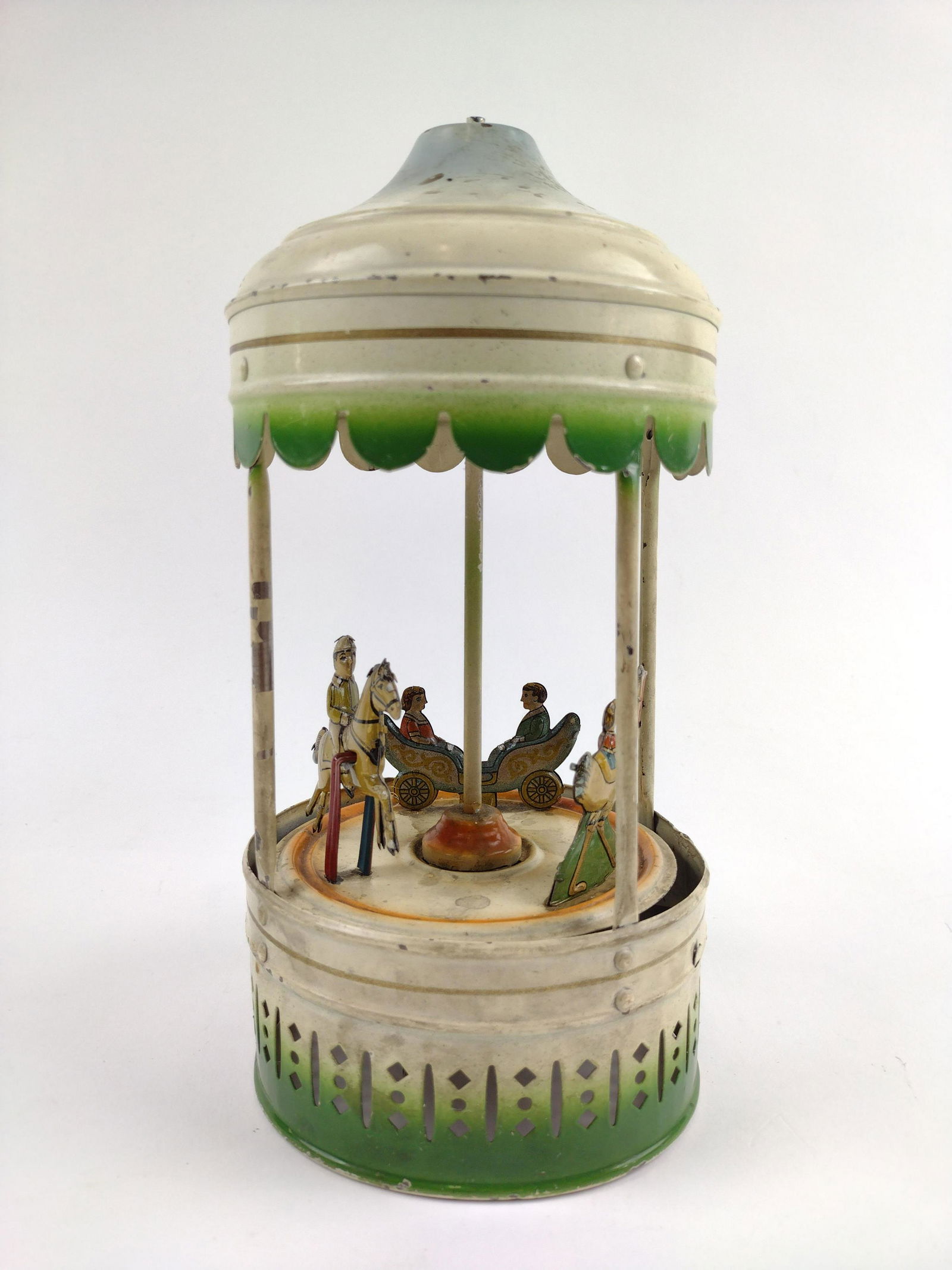 German Tin Litho Carousel Toy (1 of 3)