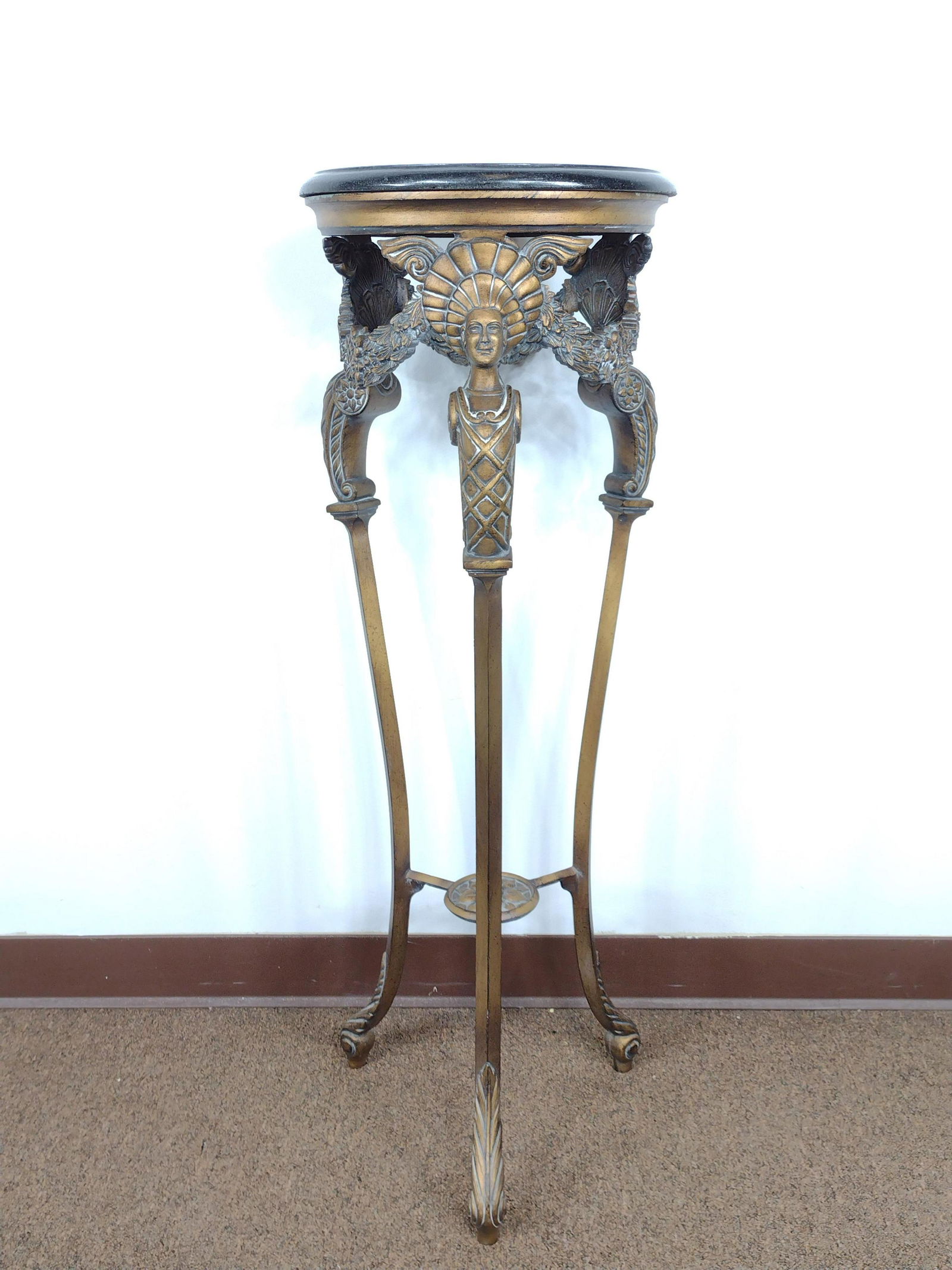 Marble Top Figural Stand (1 of 4)