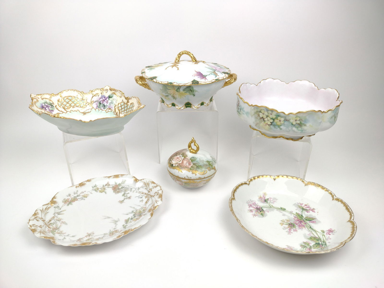6 Pcs Limoges Serving Dishes (1 of 15)