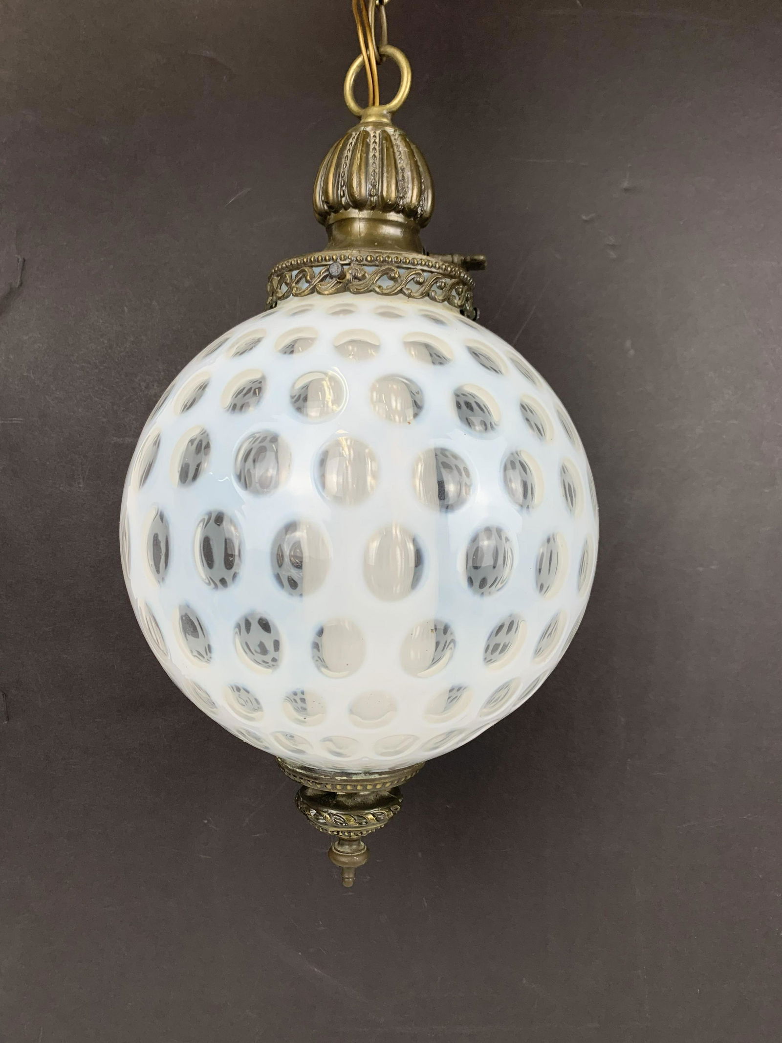 Coin Spot Glass Globe Lamp (1 of 1)
