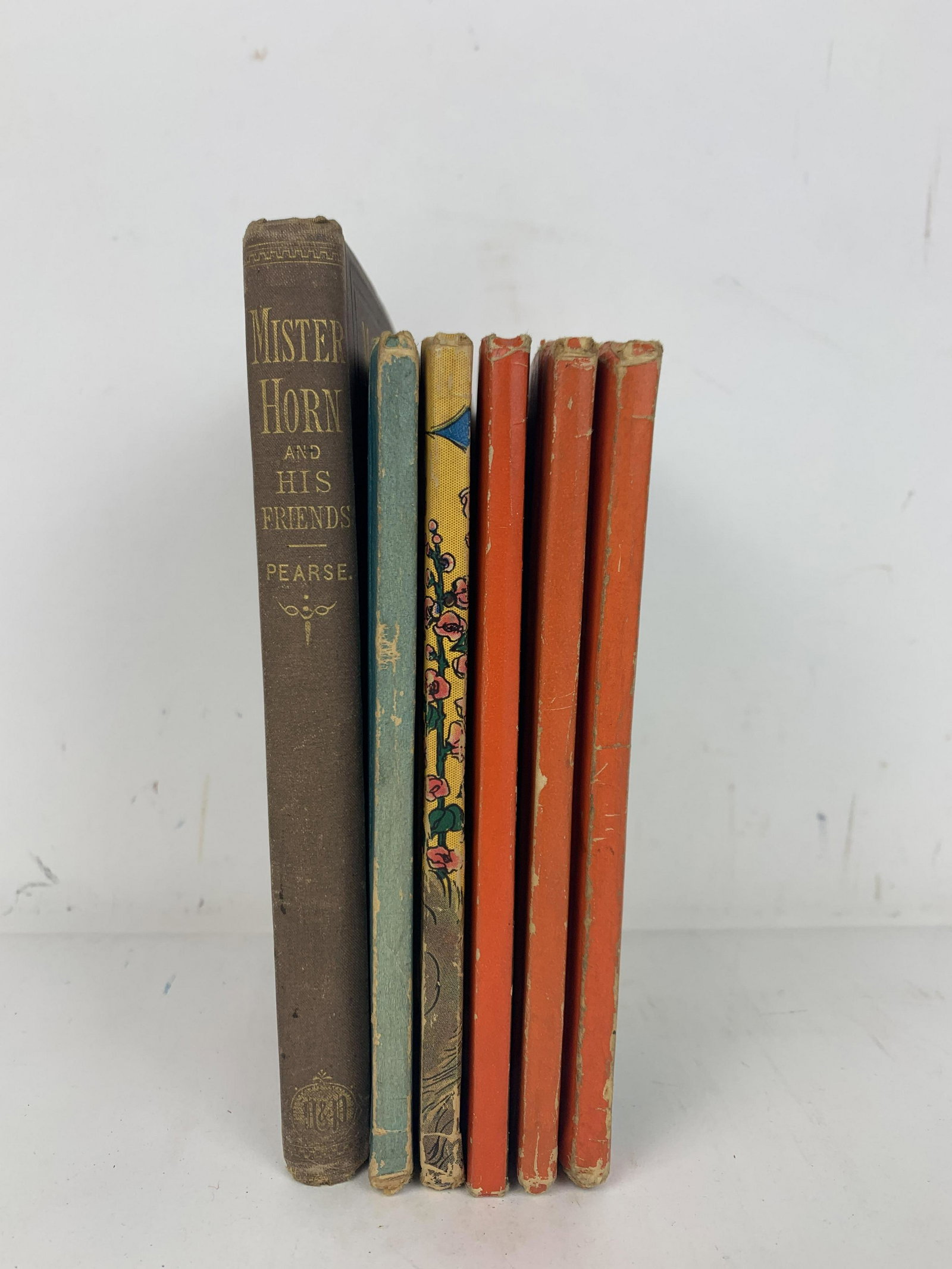 6 Vintage Children's Books: Includes Loraine and the Little People, Foxy Squirrel in the Garden, A Child's Garden of Verses, Adventures of Ray Coon, How the Animal Came to the Circus, and Mister Horn and His Friends. IMPORTANT: 