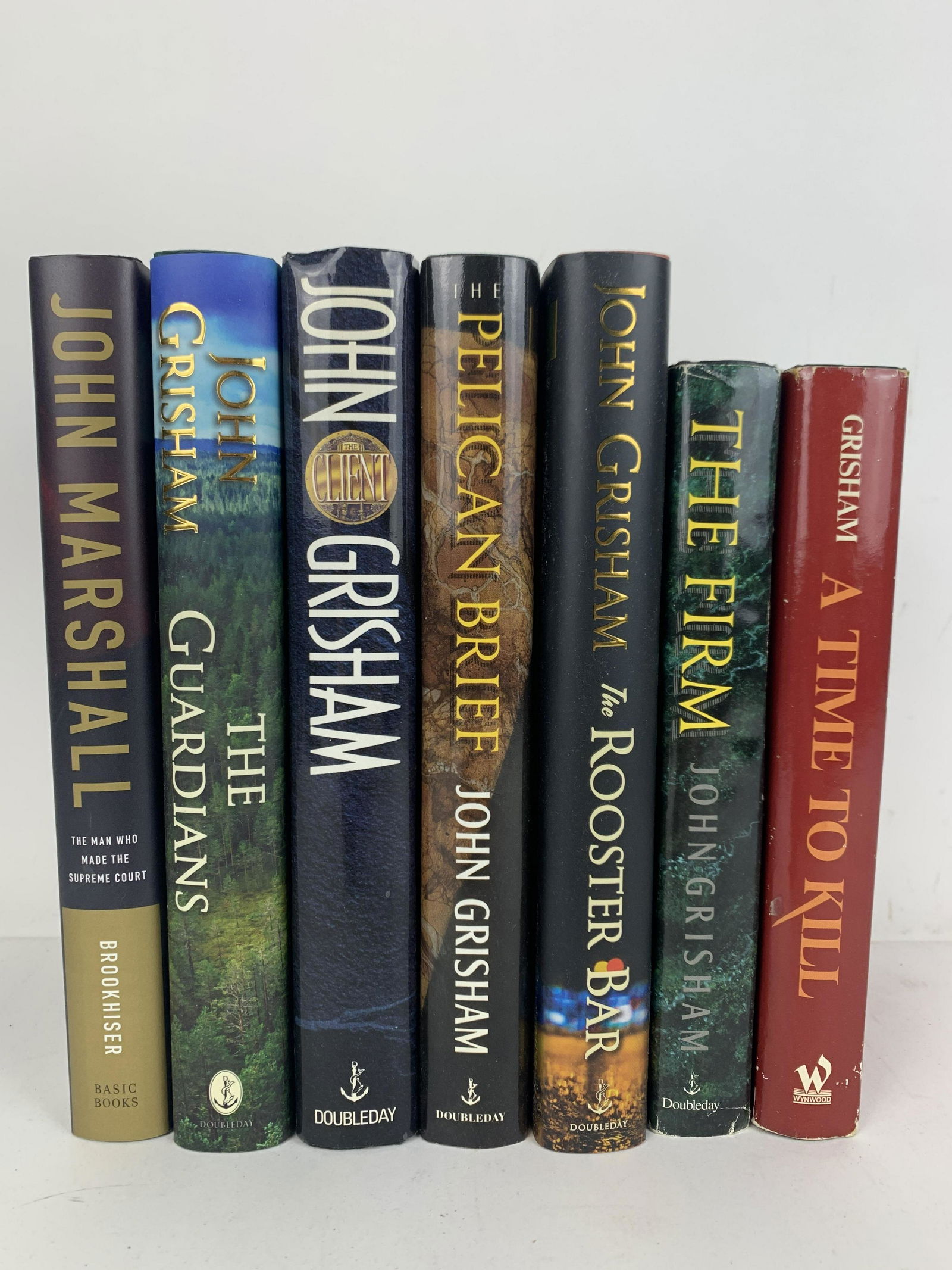 7 John Grisham & Richard Brookhiser Novels (1 of 8)