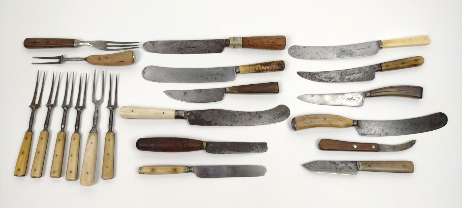 20 Forks and Knives incl. J. Kirk & Sons (1 of 8)